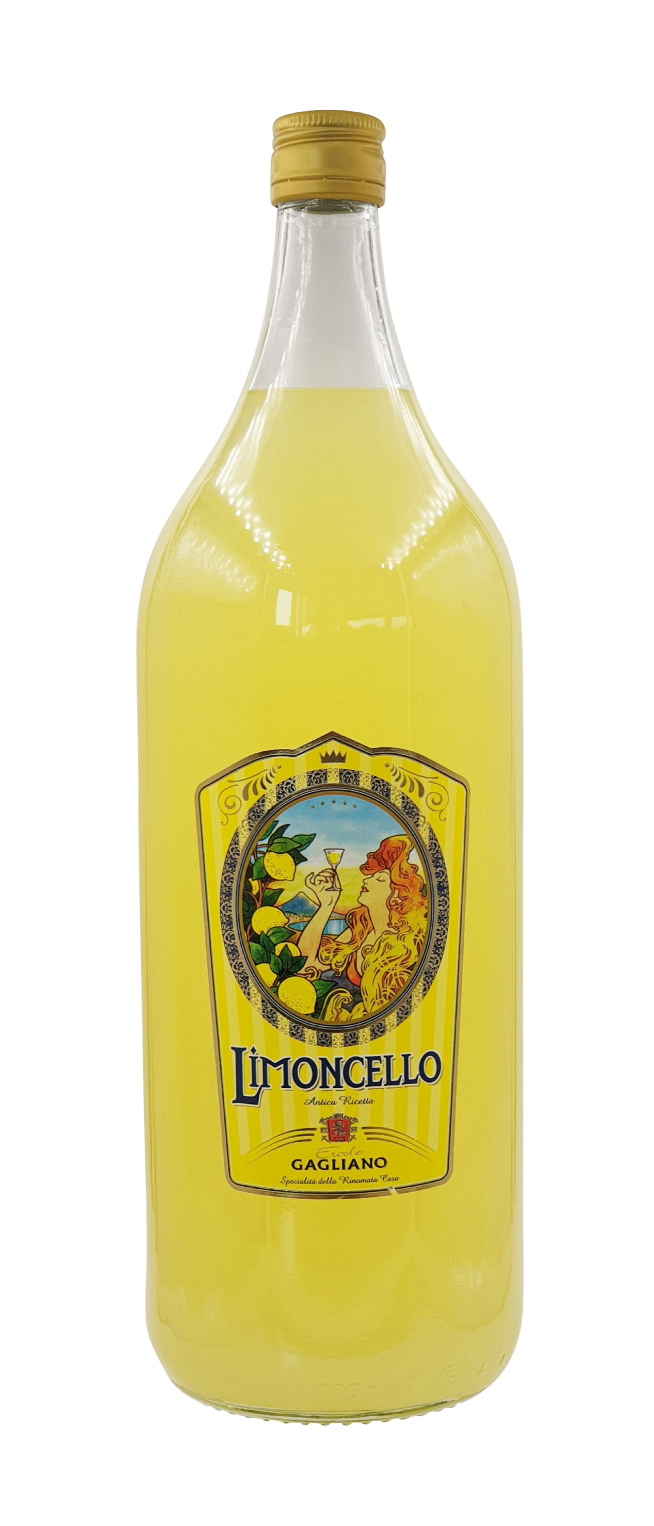 Ercole Gagliano, Liquore Limoncello 2,0 L, Liköre, 2 l