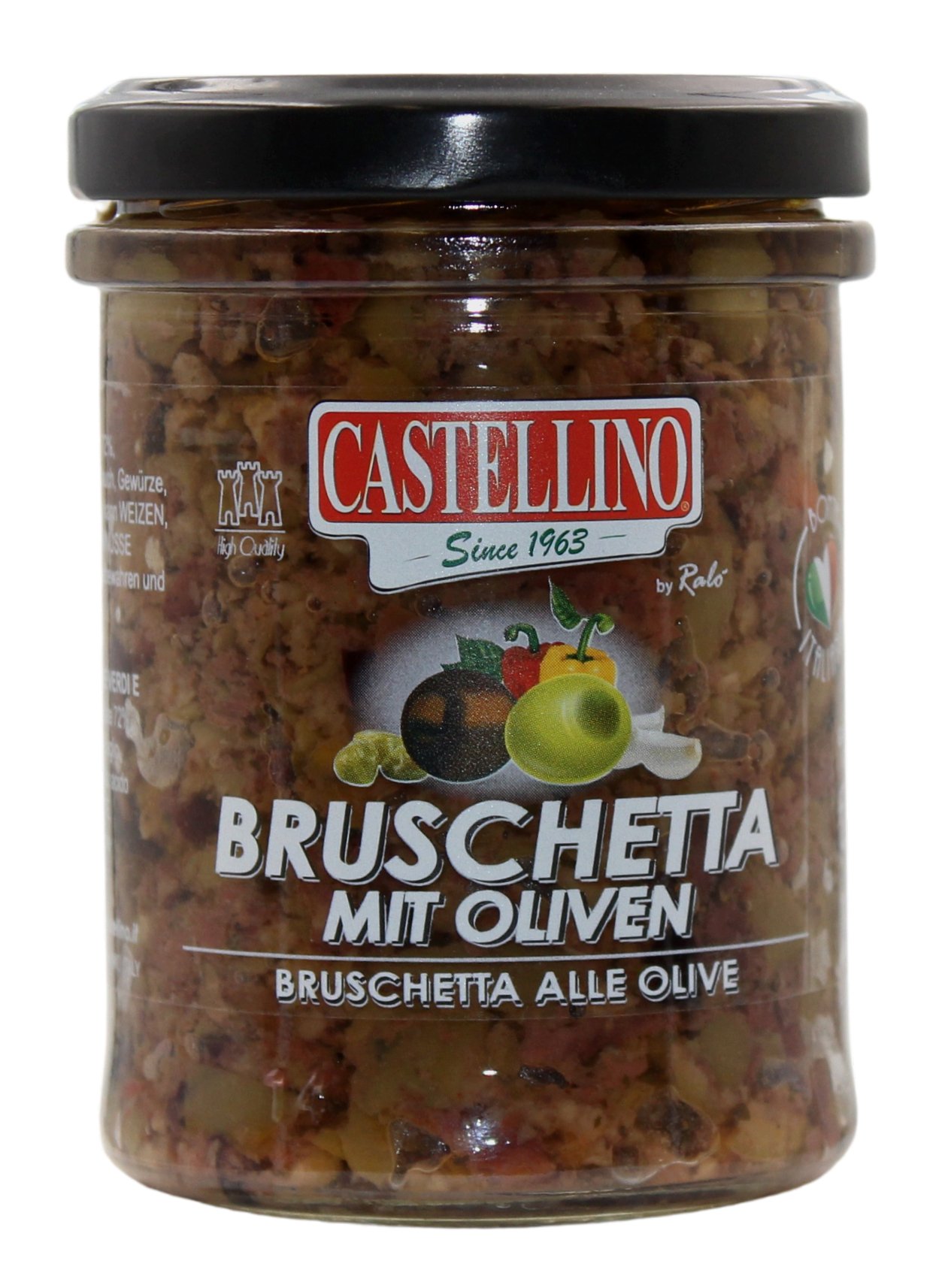Castellino, Bruschetta alle Olive 180 g, Saucen & Pesto, 0,18 kg