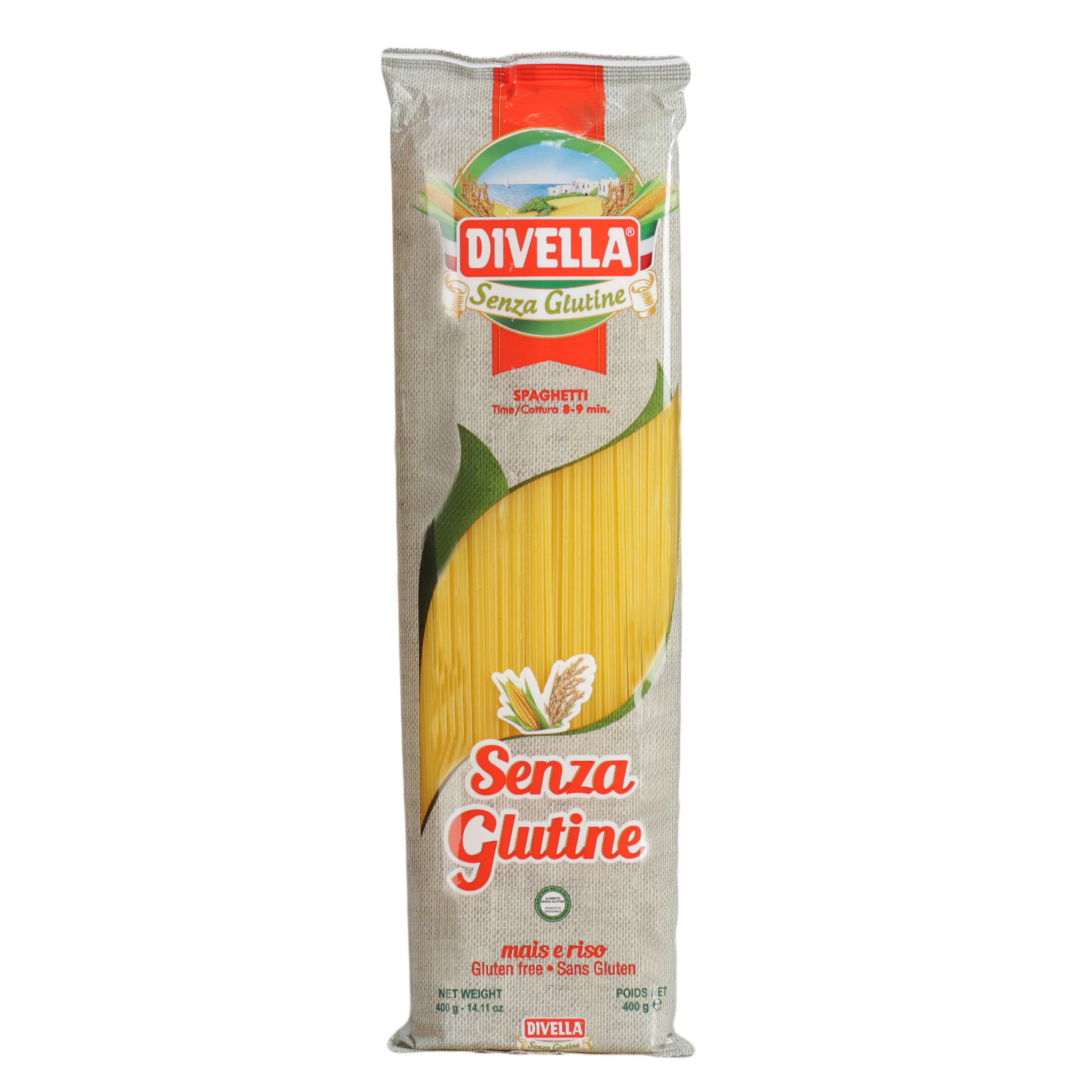 Divella, Spaghetti senza Glutine, Glutenfrei, 0,4 kg