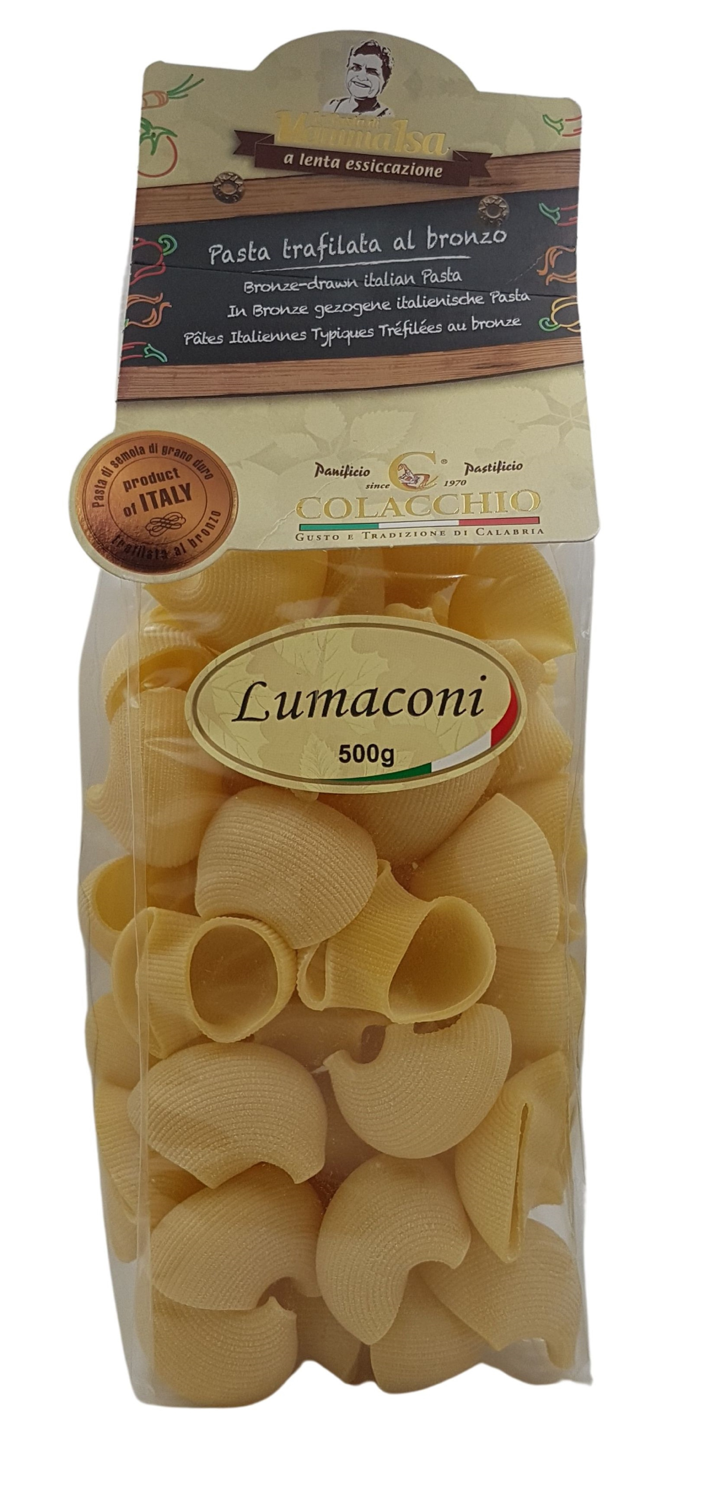 La Pasta di Mamma Isa, Pasta Lumaconi, Pasta, 0,5 kg