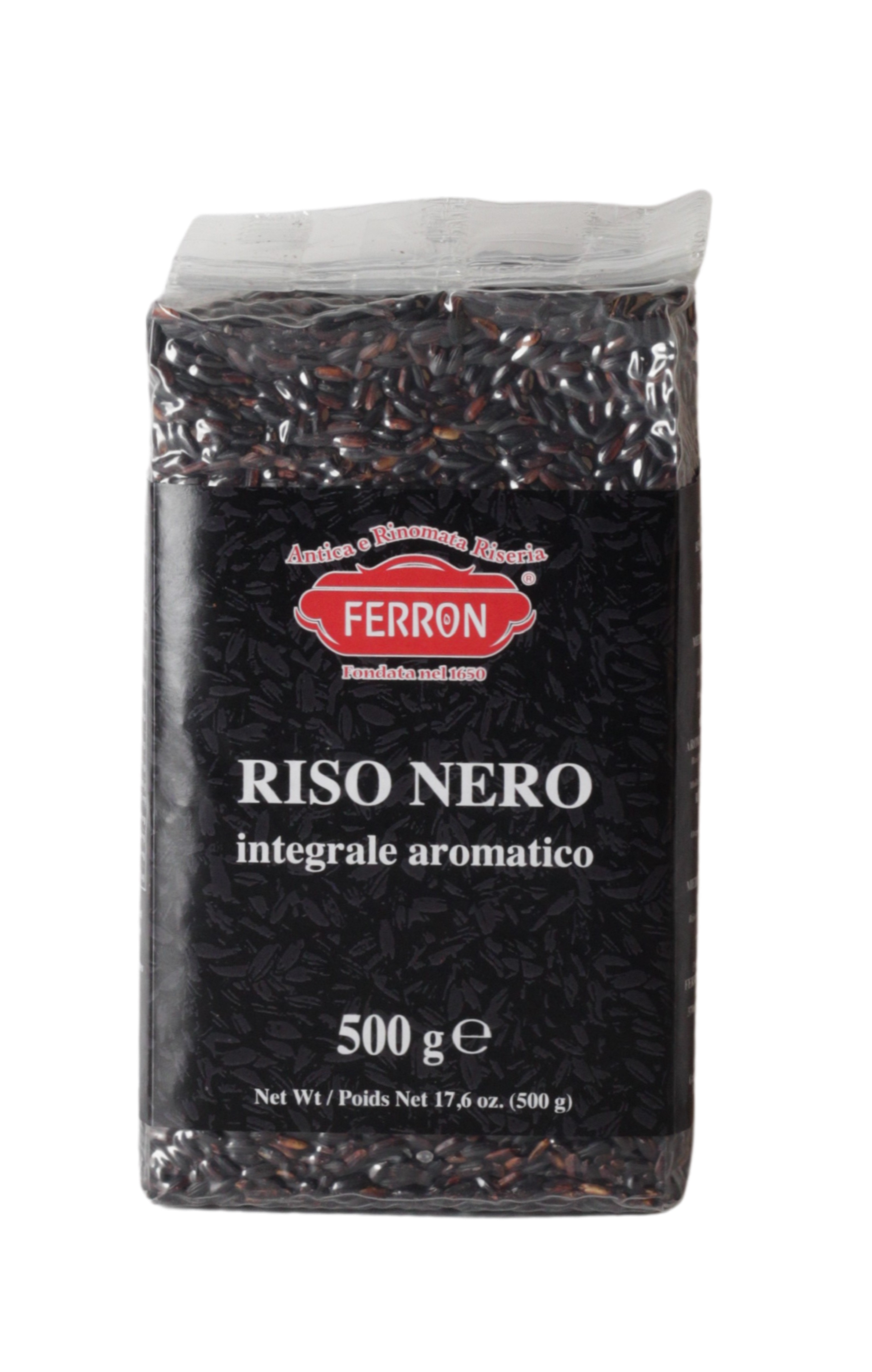 Ferron, Riso Nero Integrale Aromatico 500 g, Reis, 0,5 kg