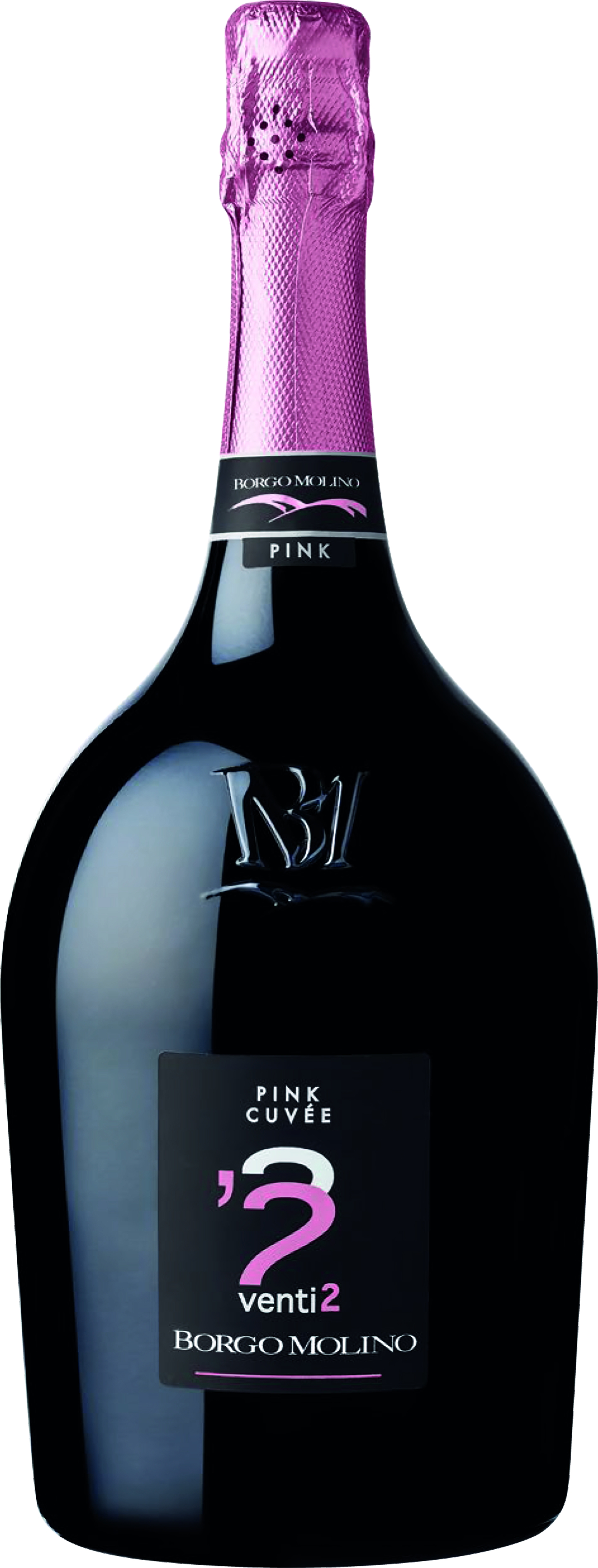 (19,33 €/l) Borgo Molino Spumante Pink Cuvée Venti2 Extra Dry Magnum