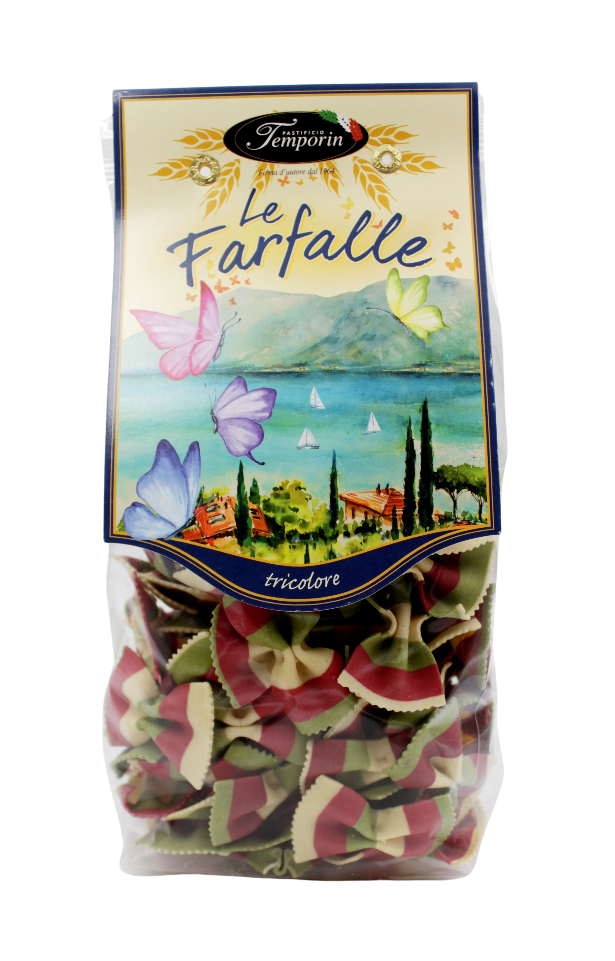 Pastificio Temporin Farfalle Tricolore 250 g (15,96 €/kg)