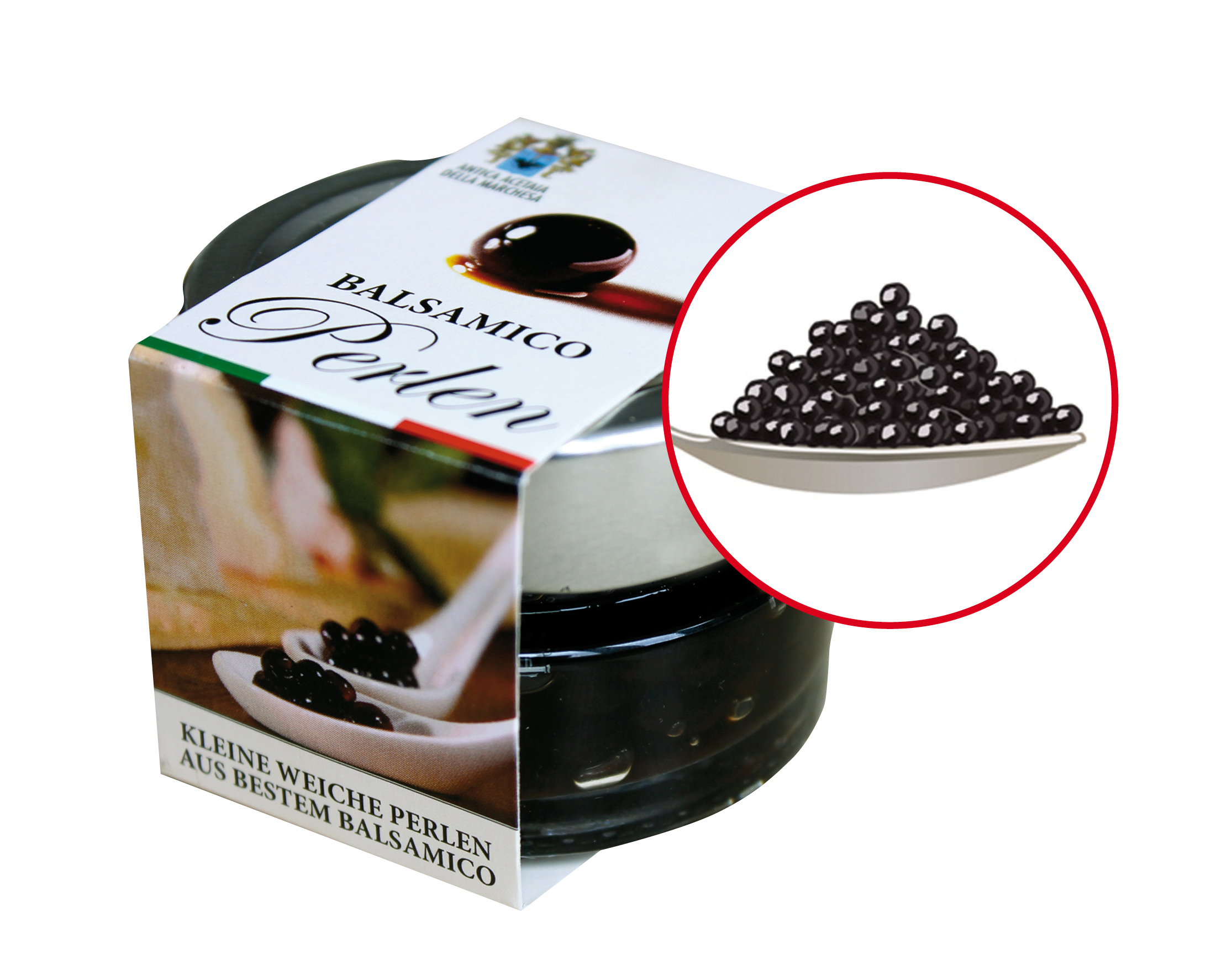 Antica Acetaia della Marchesa, Perle di Aceto Balsamico, Balsamico & Essig, 0,05 kg