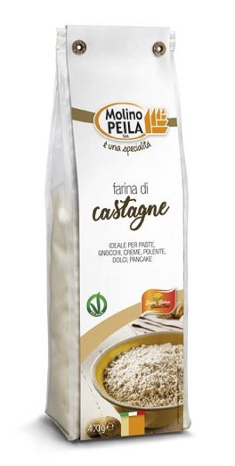 Molino Peila, Farina di Castagne 400 g, Glutenfrei, 0,4 kg