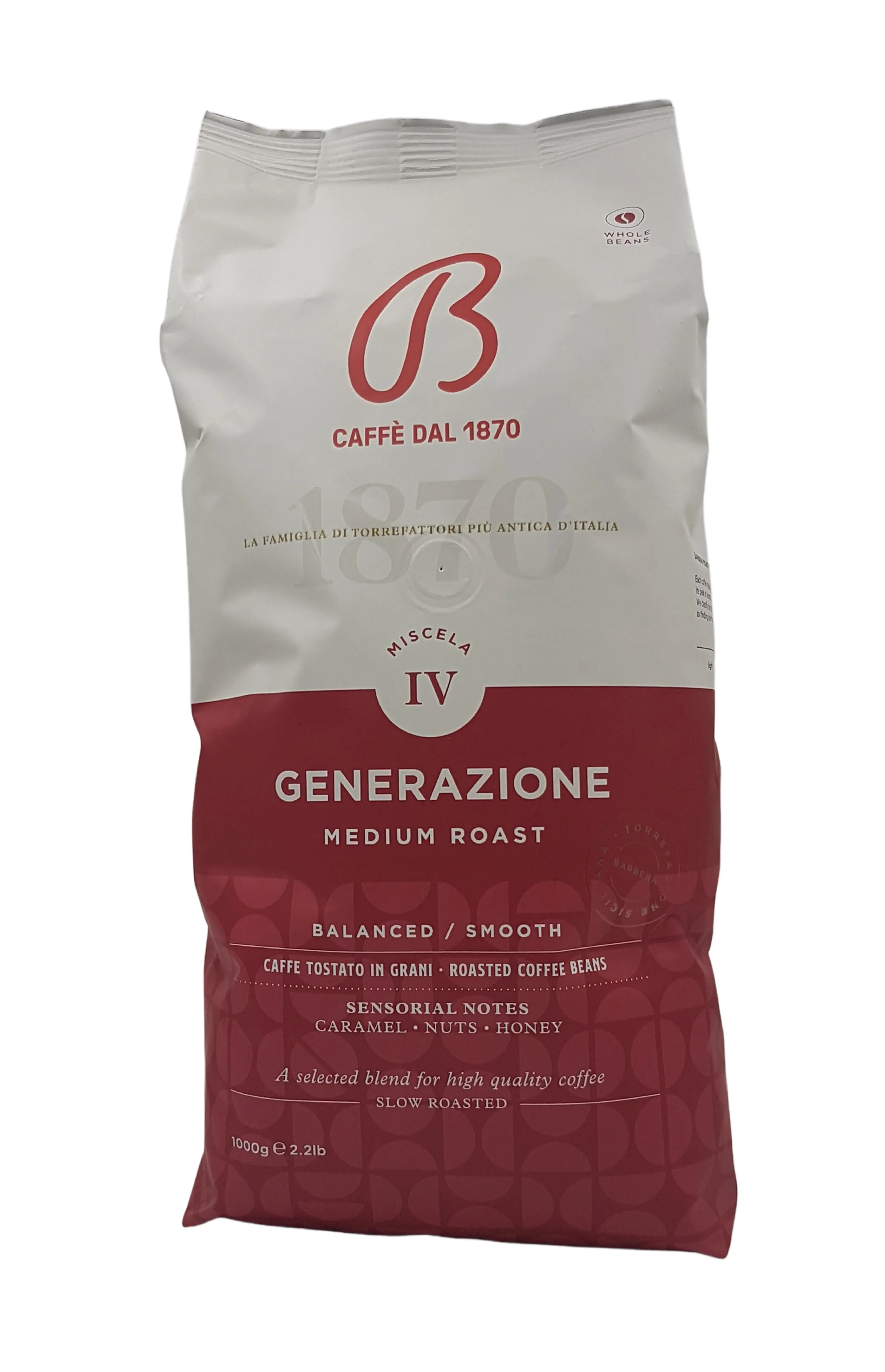 Caffè IV Generazione Medium Roast 1kg Caffè IV Generazione Medium Roast 1kg