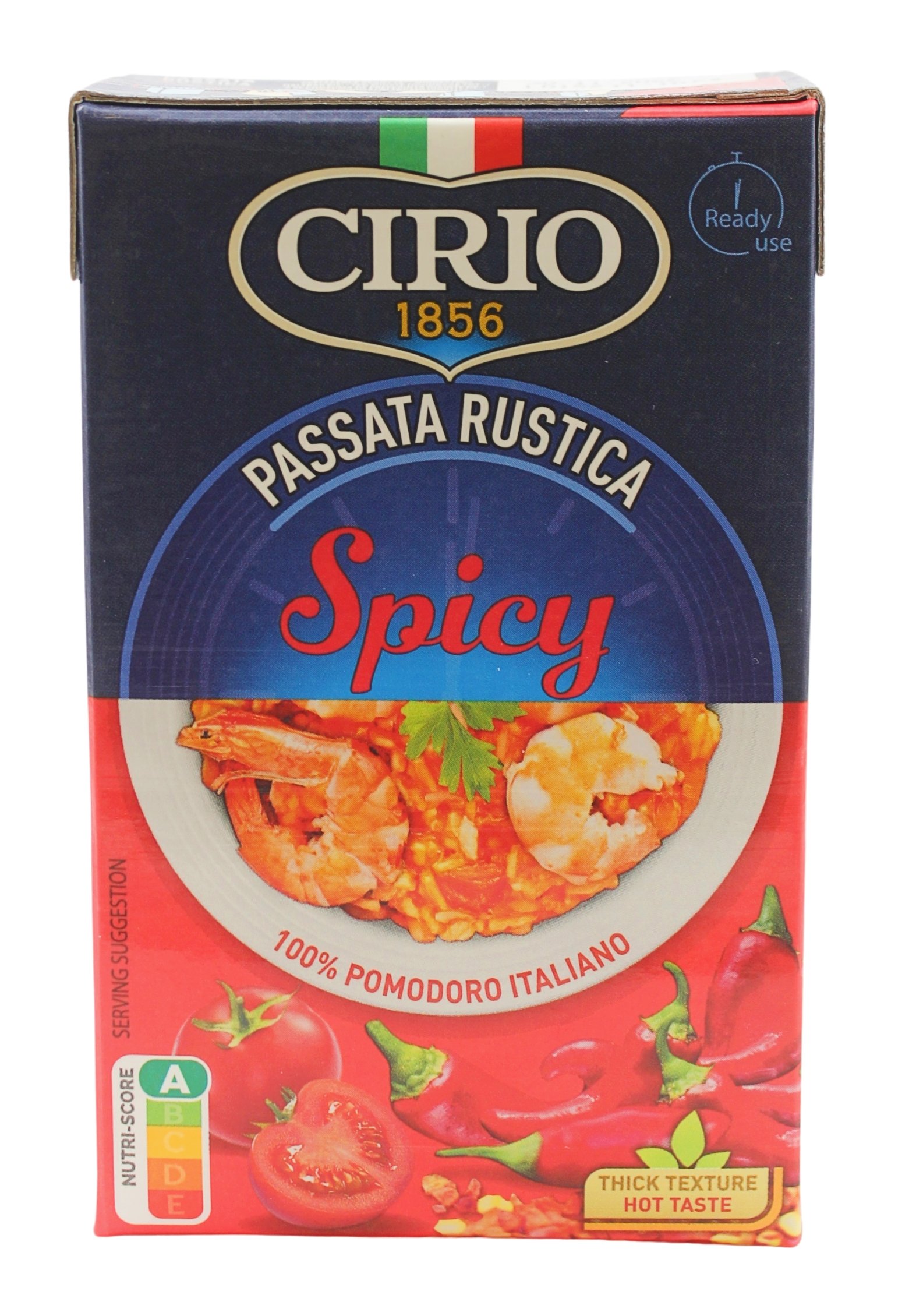 (2,58 €/kg) Cirio 1856 Passata Rustica Piccante 500 g