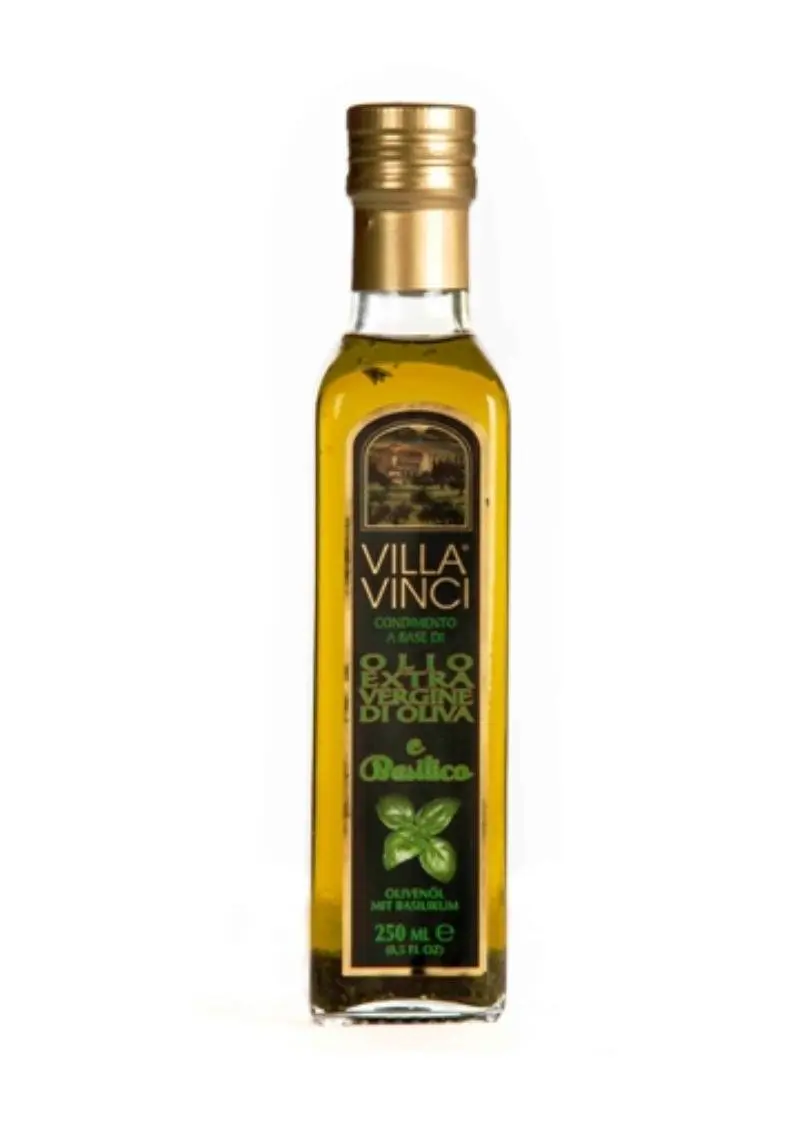 Olio Extra Vergine di Oliva e Basilico 250ml Olio Extra Vergine di Oliva e Basilico 250ml
