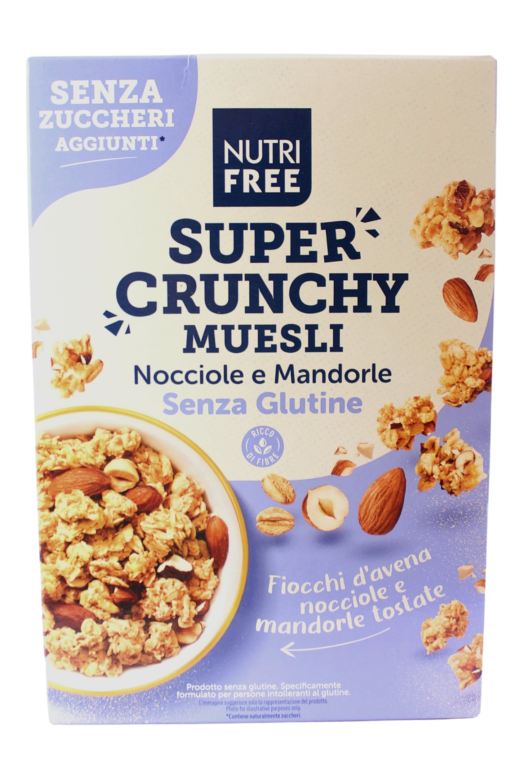 Nutri Free , Knuspermüsli Nocciole e Mandorle 300 g, Glutenfrei, 0,3 kg