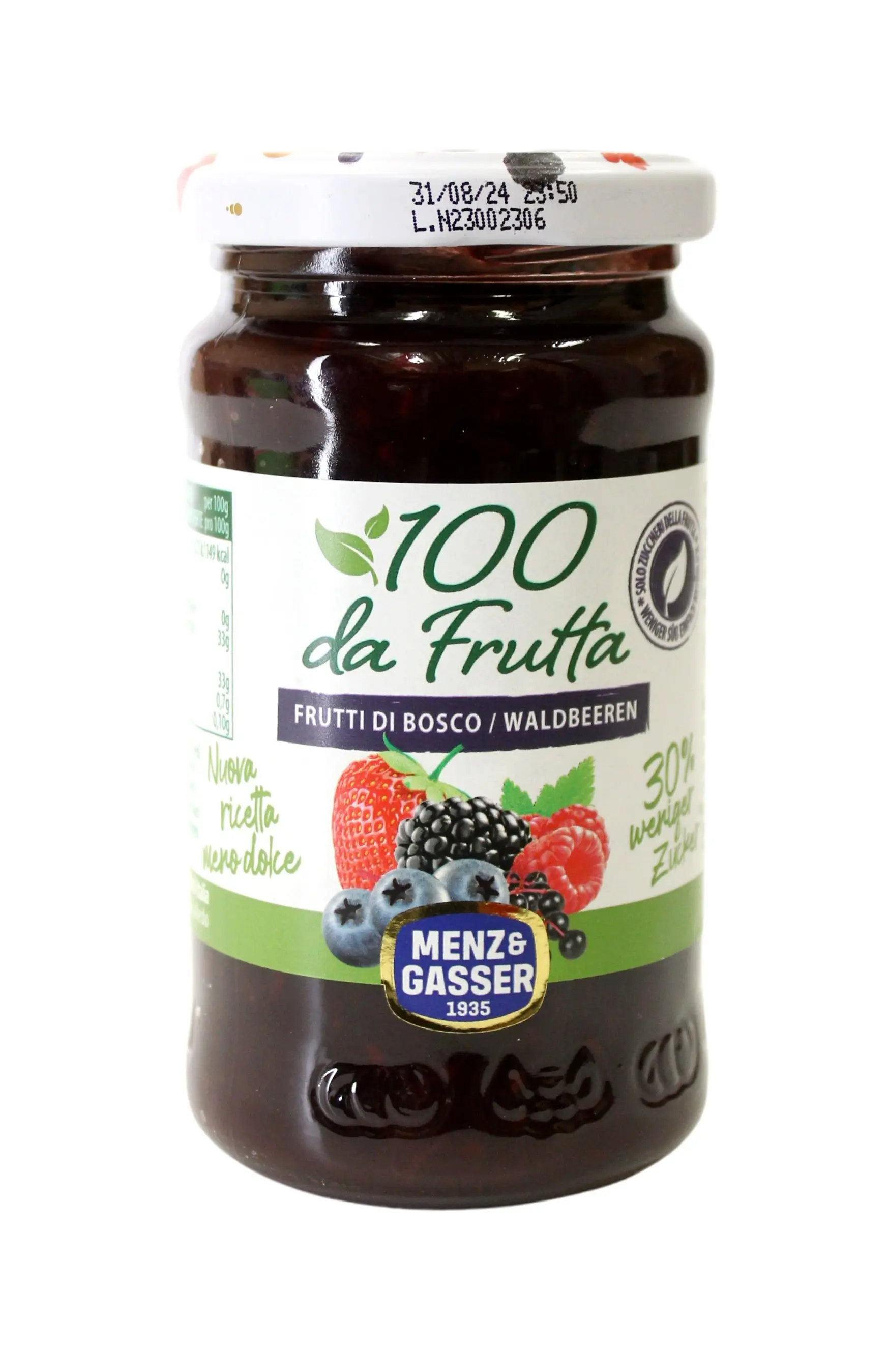 100 % da Frutta Frutti di Bosco 240 g 100 % da Frutta Frutti di Bosco 240 g