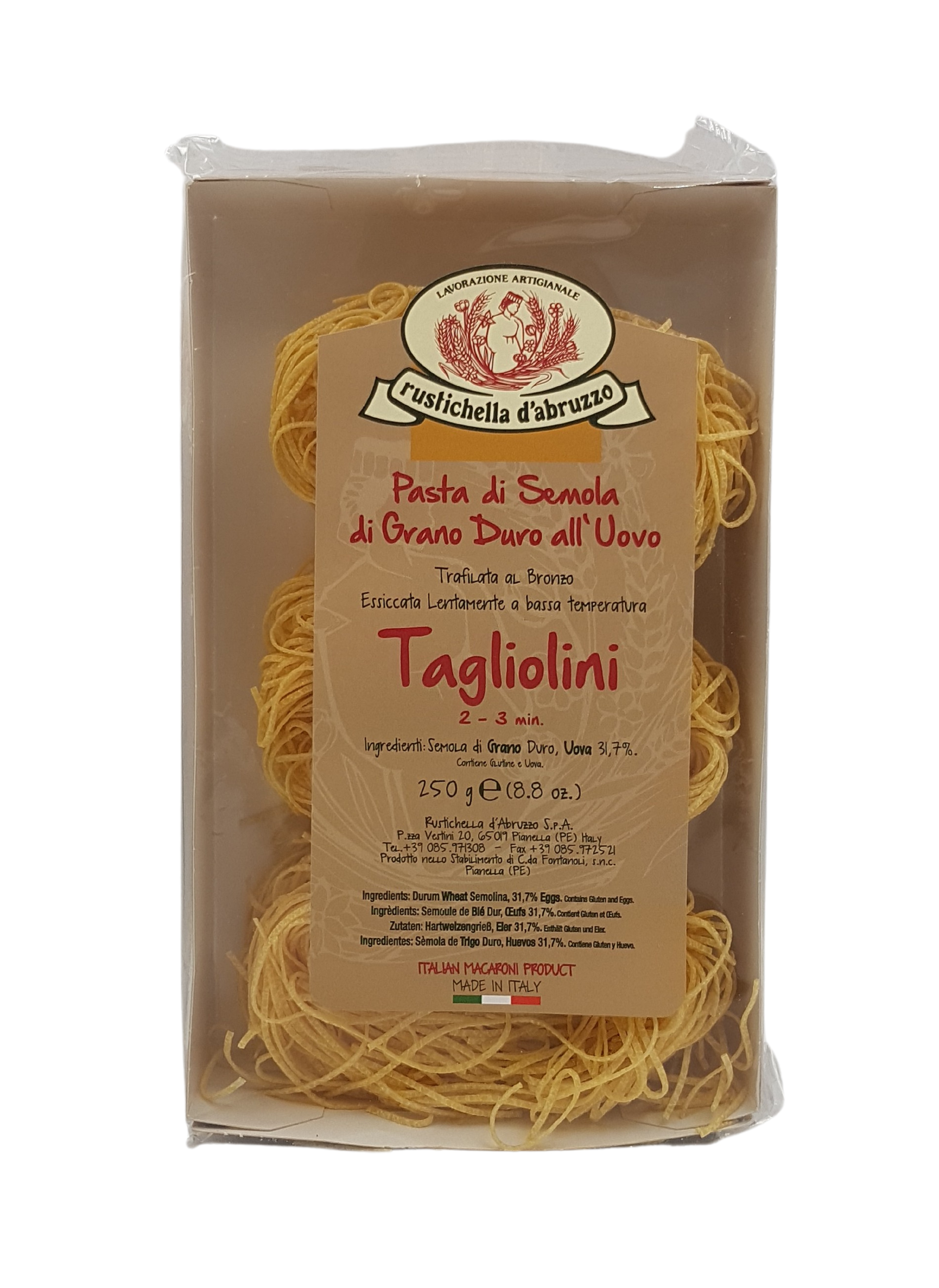 (14,76 €/kg) Rustichella d'Abruzzo Tagliolini 250 g