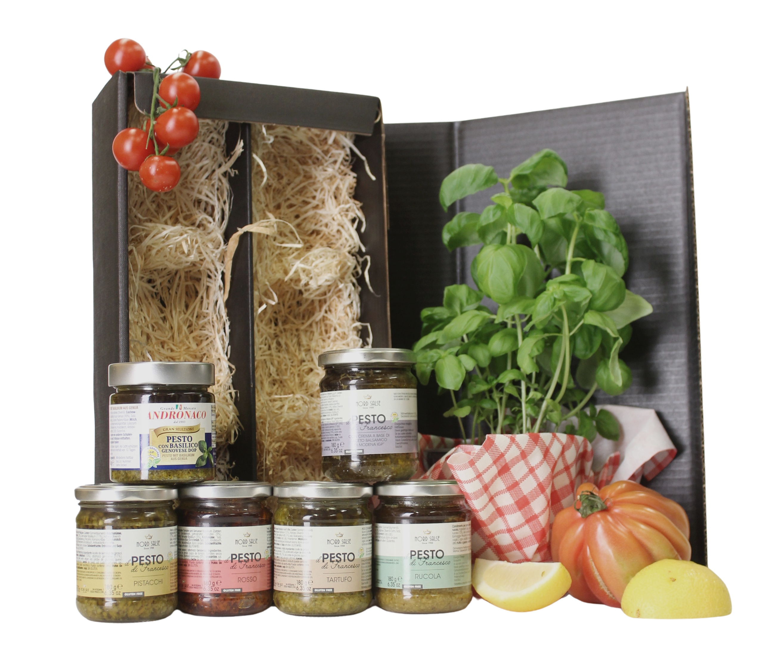 ANDRONACO Präsente Geschenkset Pesto-Box