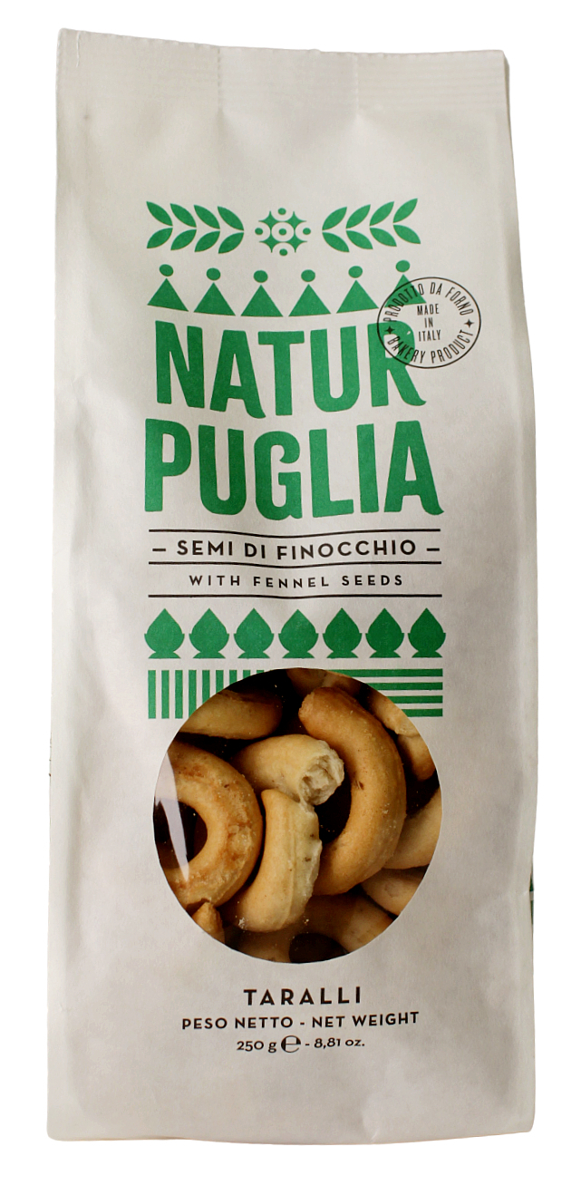 (7,56 €/kg) Natur Puglia Taralli con Semi di Finocchio 250 g
