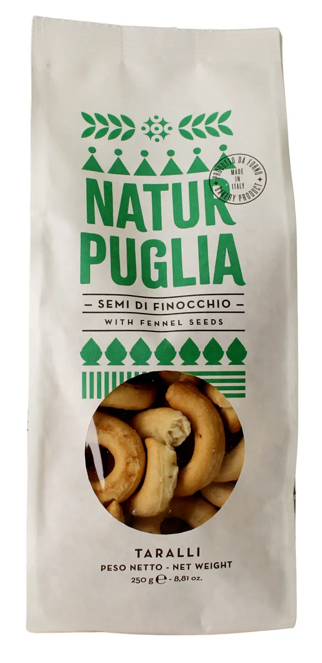 Taralli con Semi di Finocchio 250 g Taralli con Semi di Finocchio 250 g