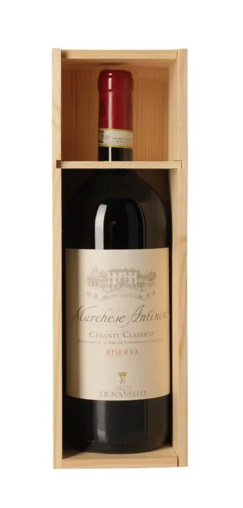 Chianti Classico Riserva Tenuta Tignanello Magnum 1,5 L in Original Holzkiste Chianti Classico Riserva Tenuta Tignanello Magnum 1,5 L in Original Holzkiste