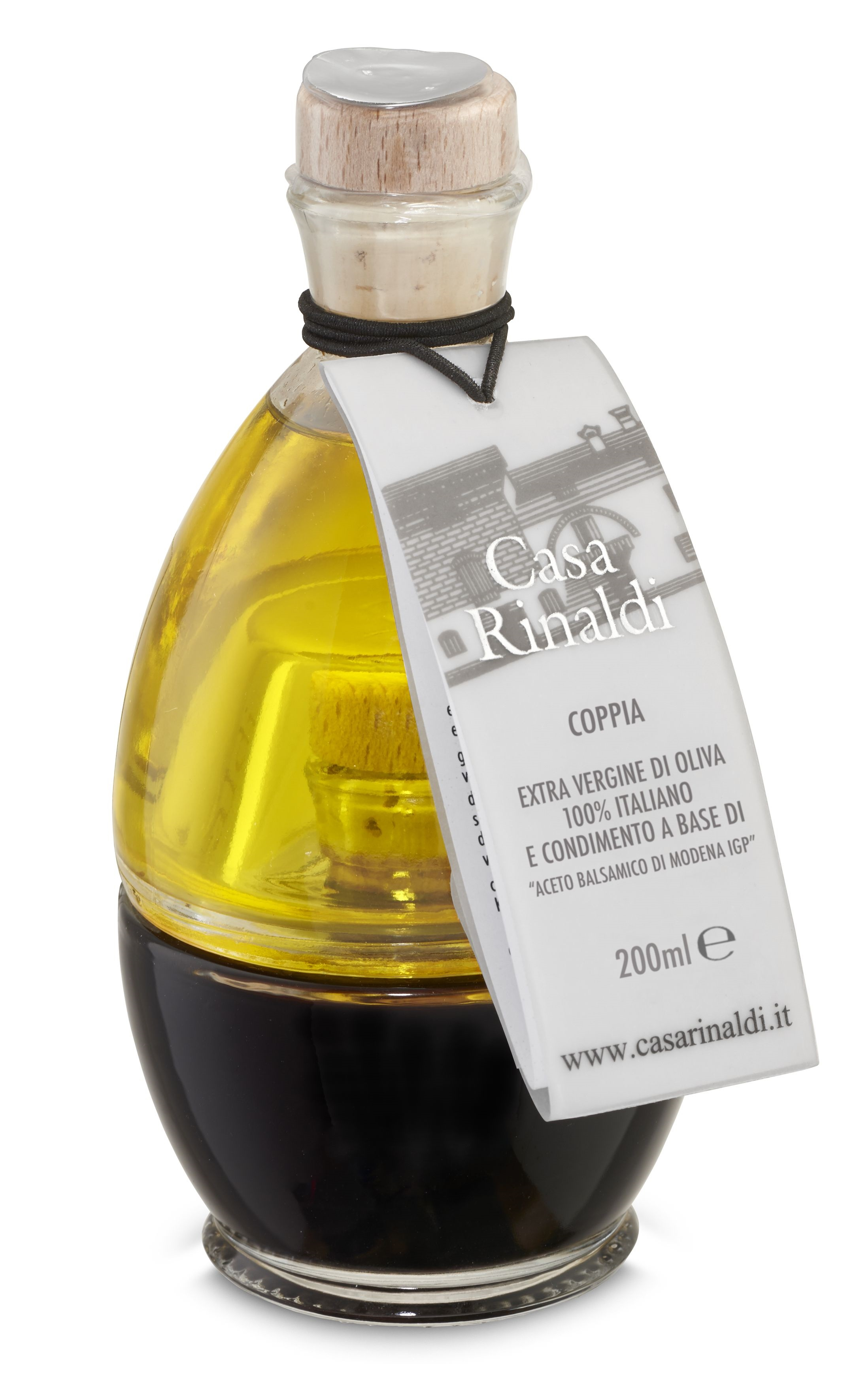 Casa Rinaldi Bottiglia Romeo & Gulietta Coppia Olio extra vergine e Aceto Balsamcio