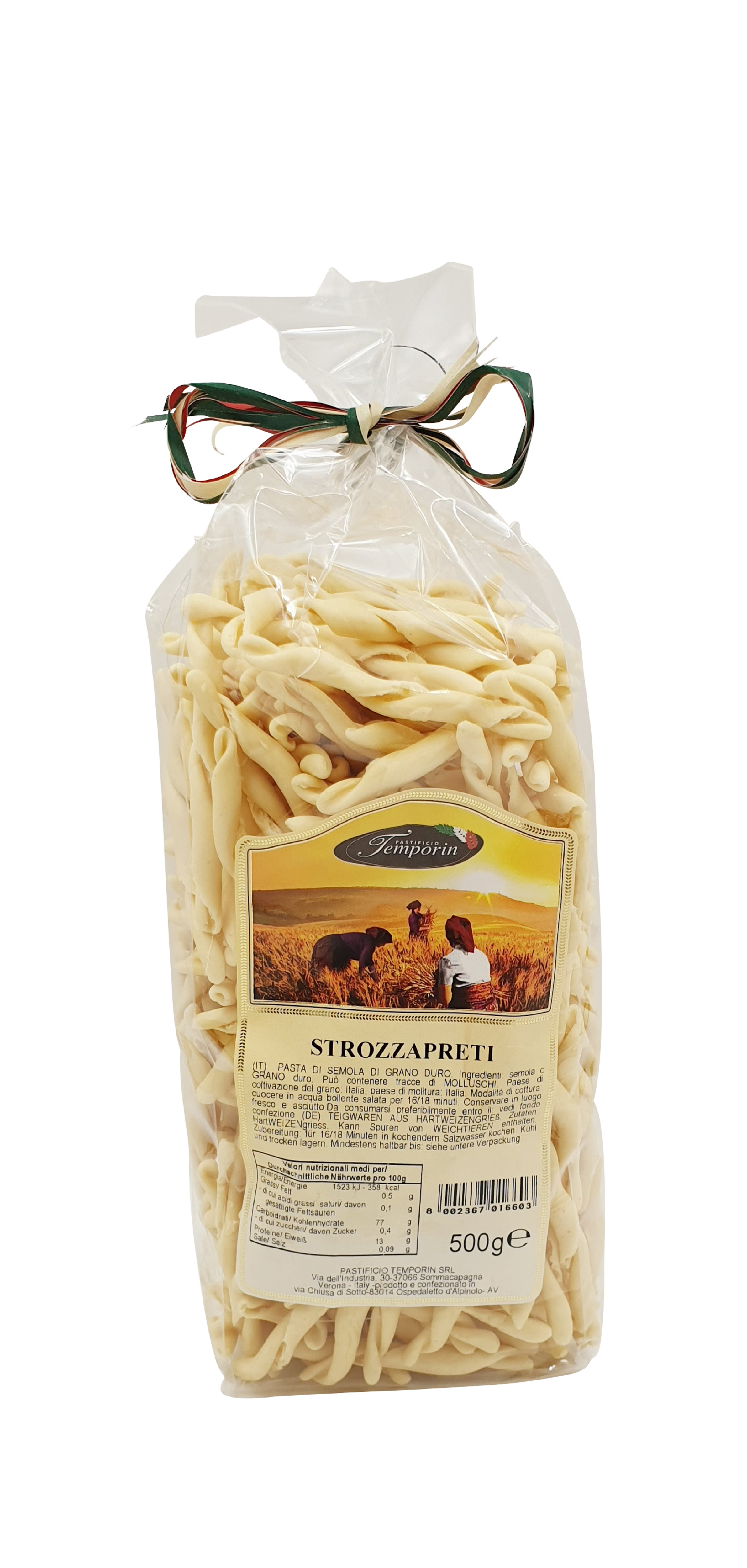 (7,98 €/kg) Pastificio Temporin Strozzapreti