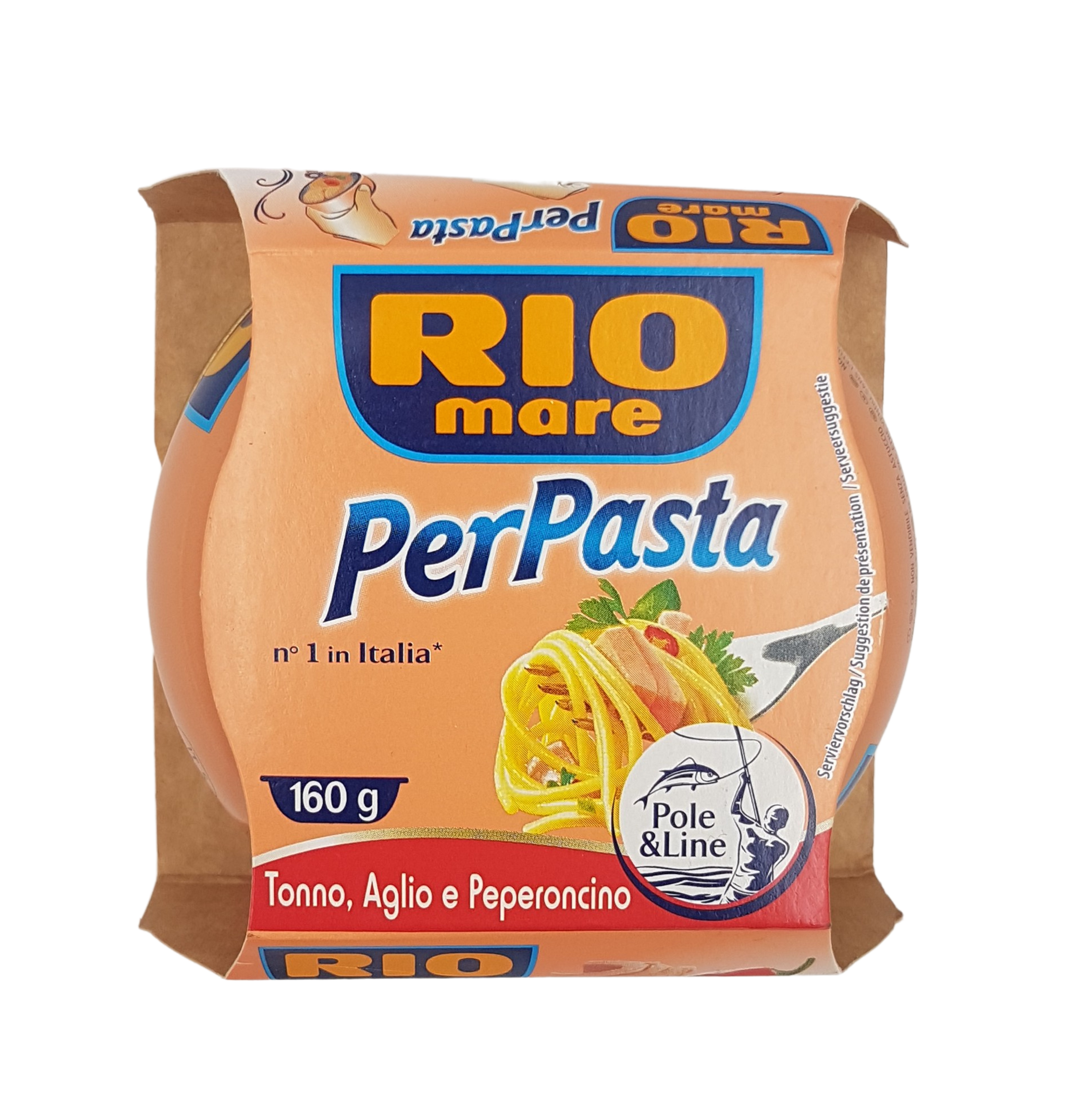 Rio Mare, Per Pasta Tonno, Aglio e Peperoncino 160 g, Fisch, 0,16 kg