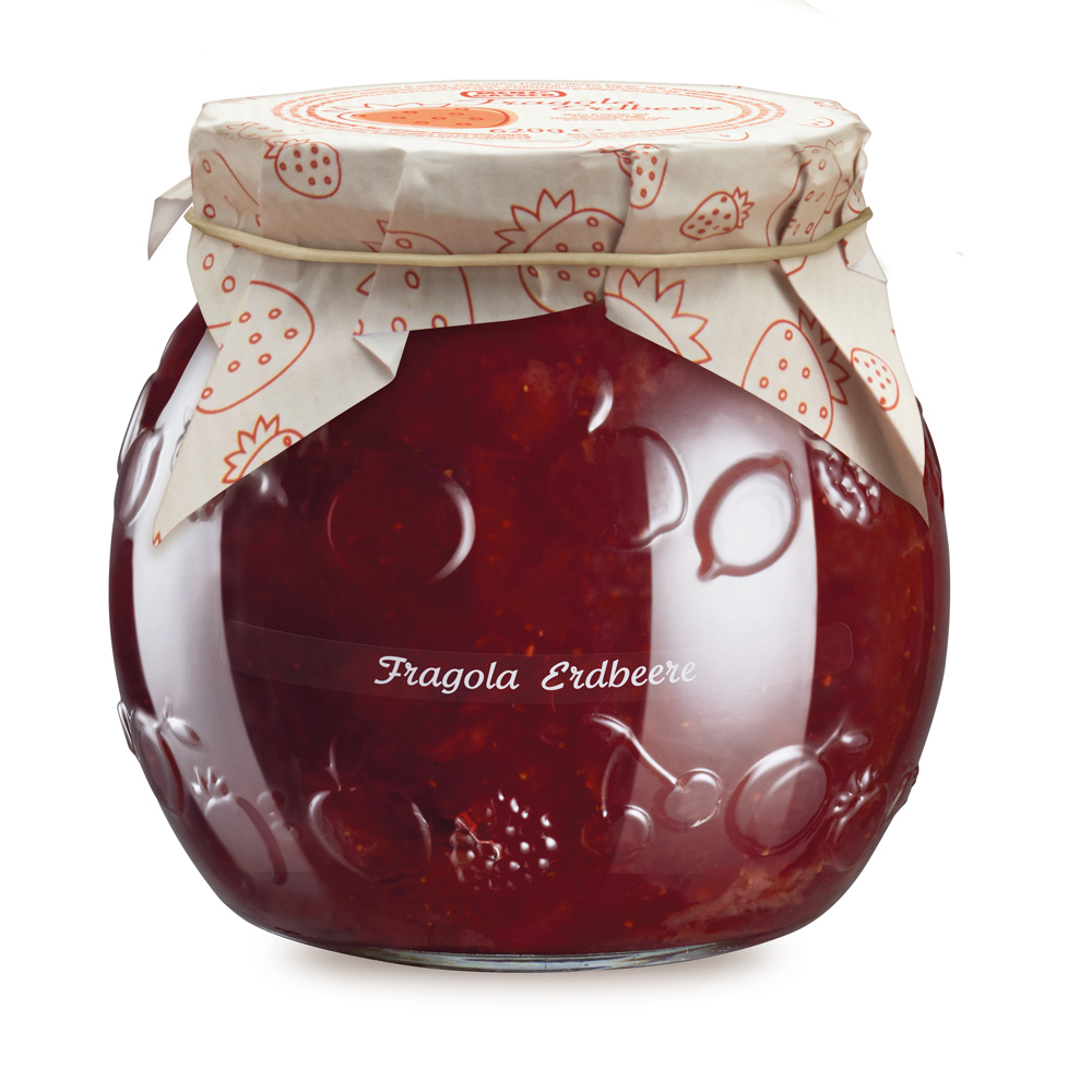Menz & Gasser, Confettura Extra di Fragola 620 g, Süße Aufstriche, 0,62 kg