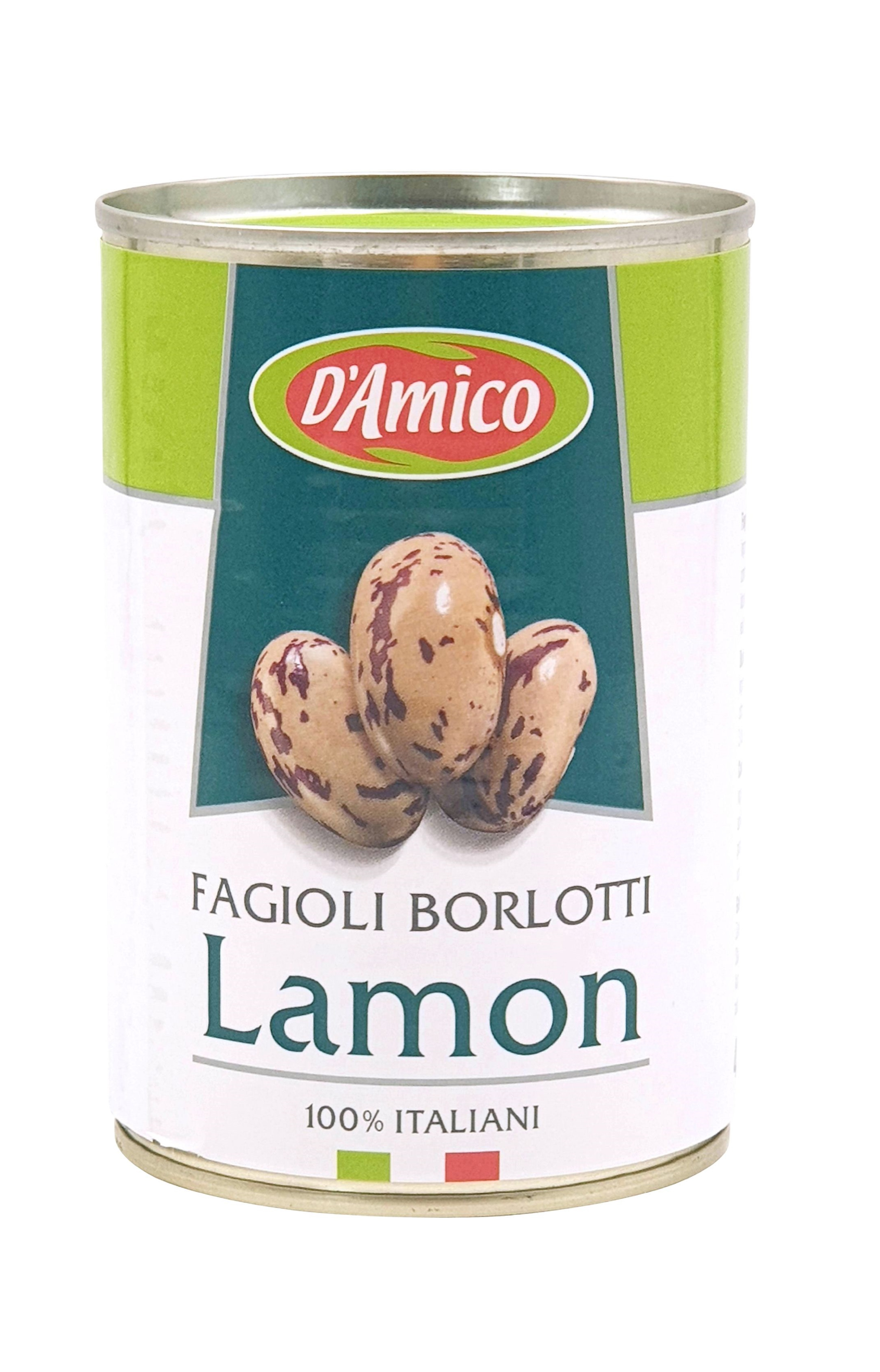 D`Amico, Fagioli Borlotti Lamon 100% Italiani 400g, Hülsenfrüchte, Nüsse & Trockenfrüchte, 0,25 kg