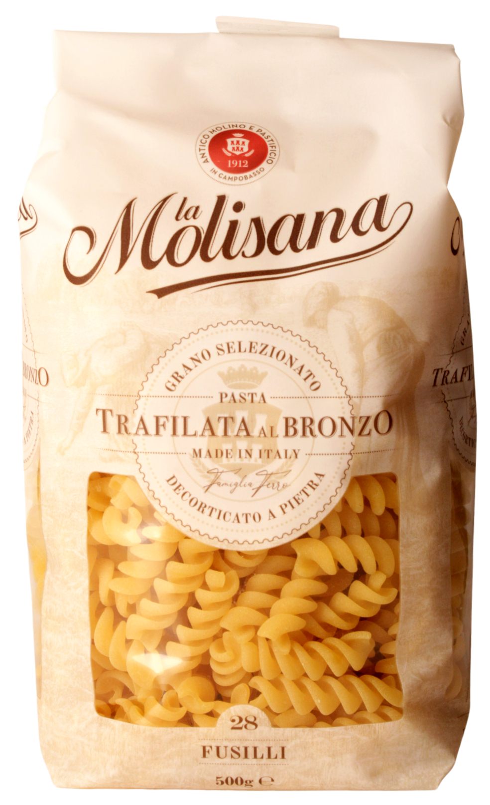 La Molisana, Fusilli N°28, Pasta, 0,5 kg