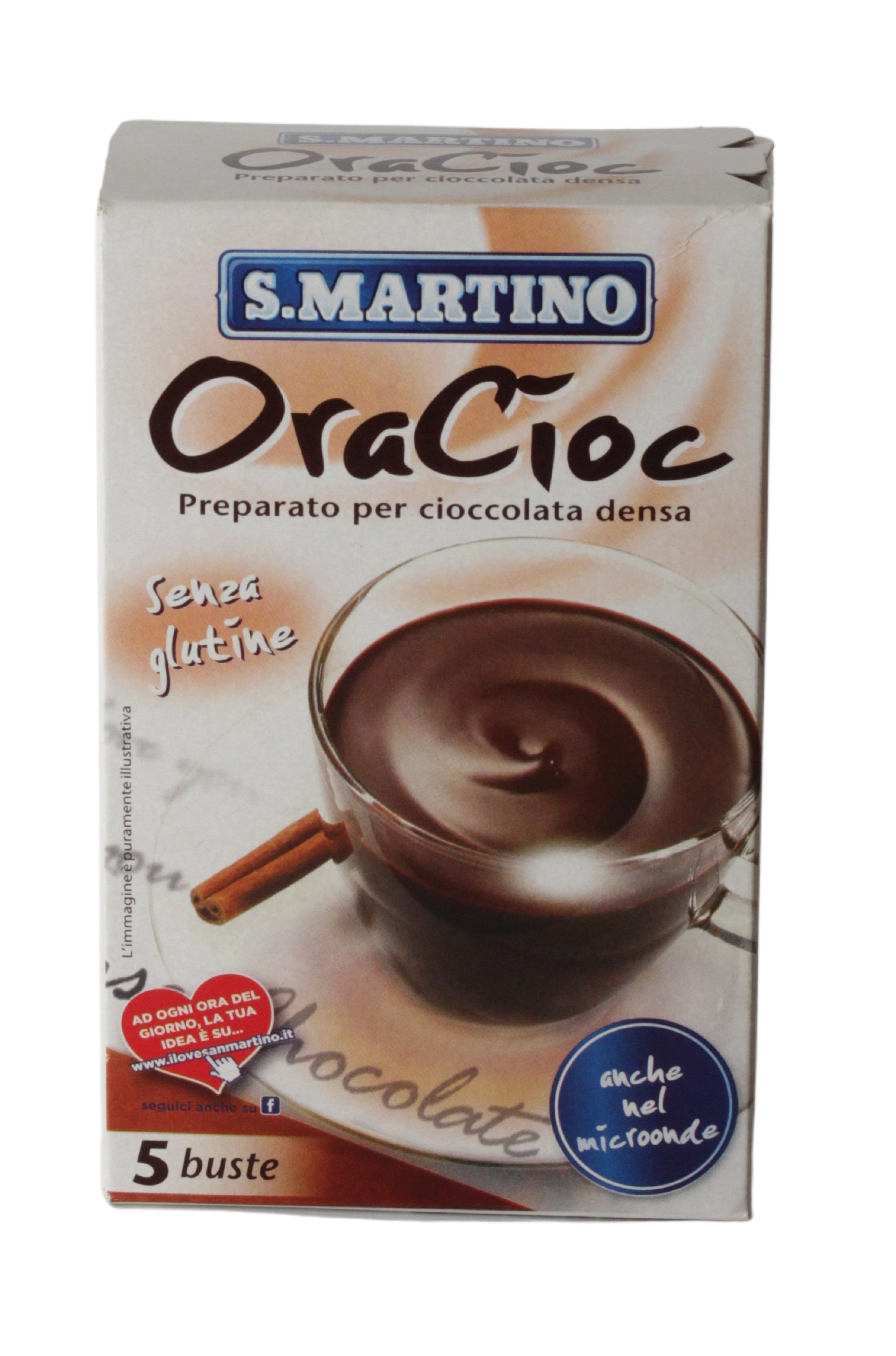 S.Martino, OraCioc Preparato per cioccolata densa 125 g, Süßwaren, 0,125 kg