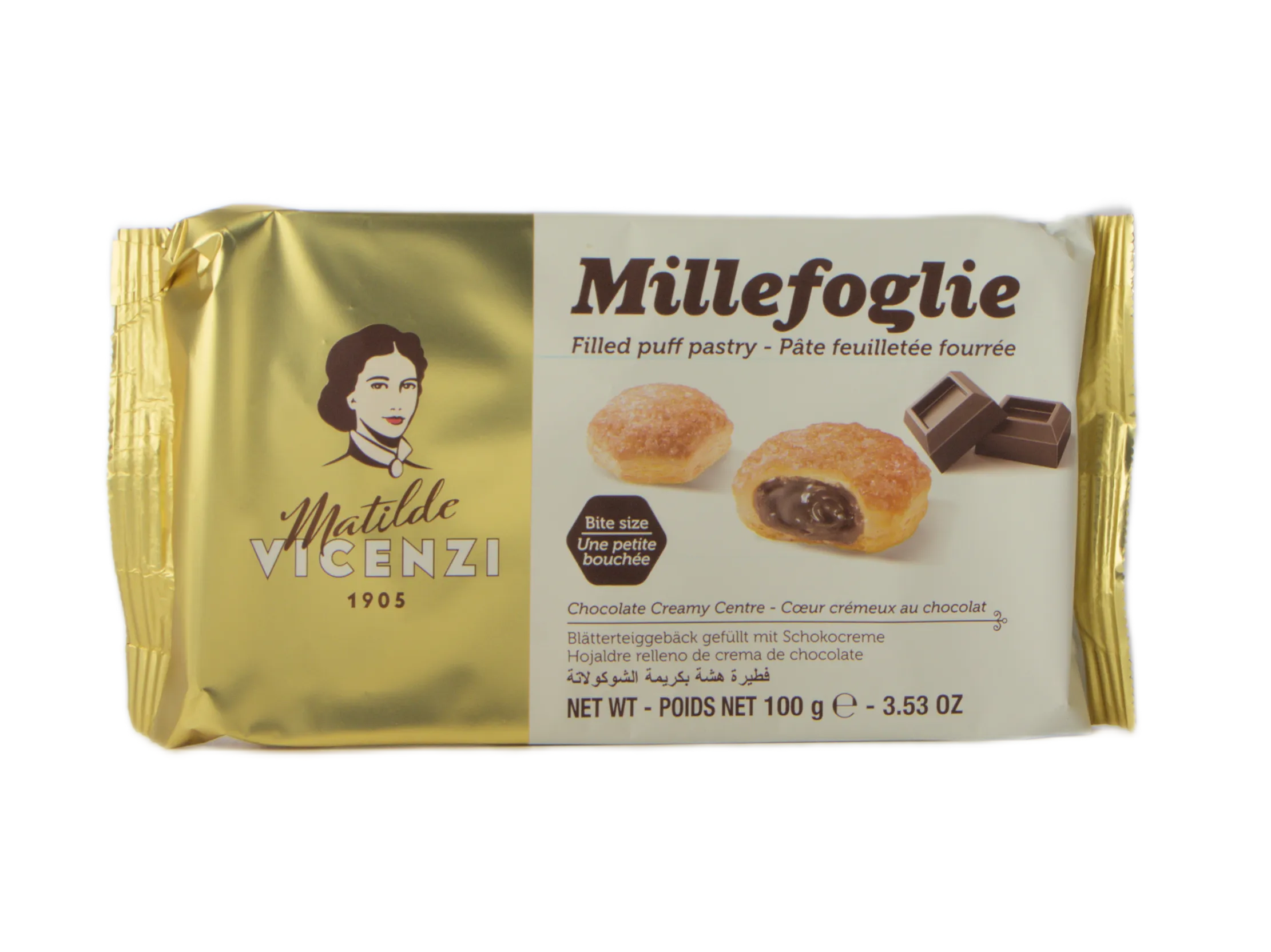 Bocconcini Millefoglie Crema al Cioccolato 100g