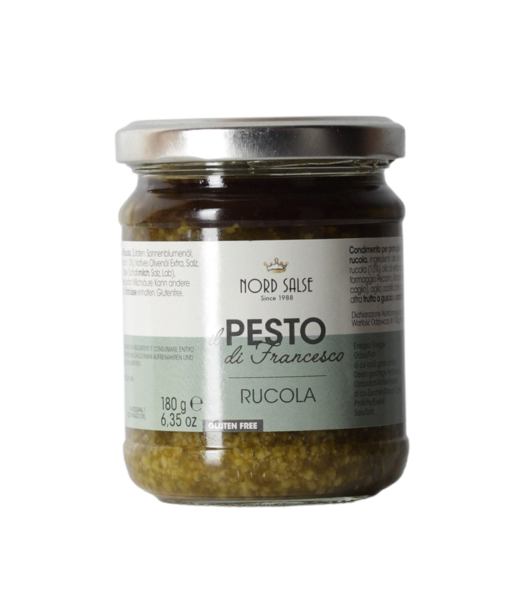 (19,39 €/kg) Nord Salse Pesto alla Franceso alla Rucola 180g