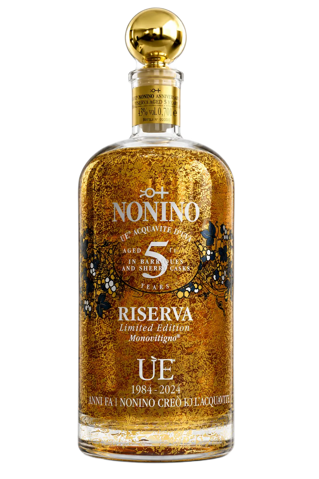 Acquavite d´Uva UE Riserva 5 Jahre