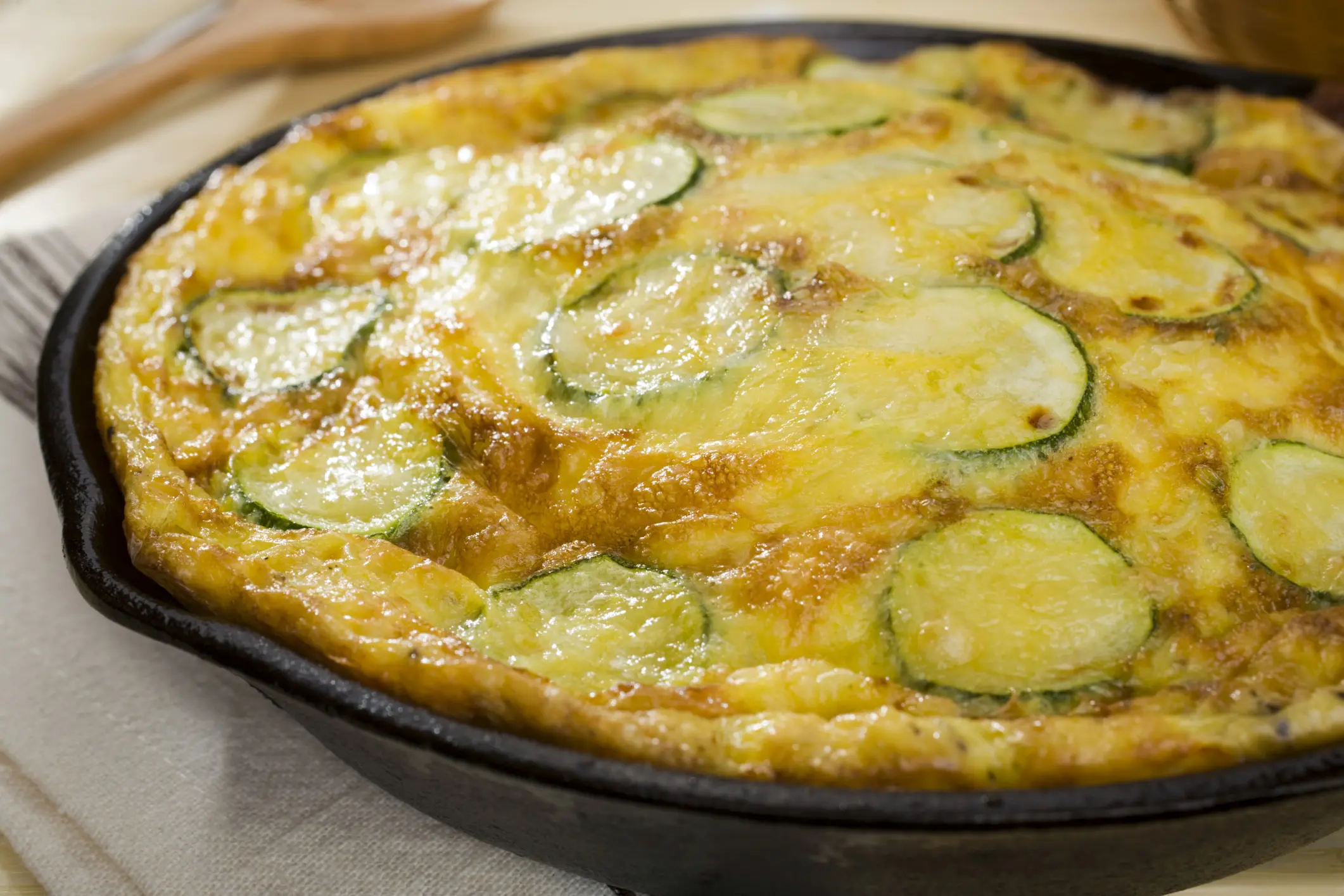 Rezept: Zucchini Frittata (Vegetarisch)