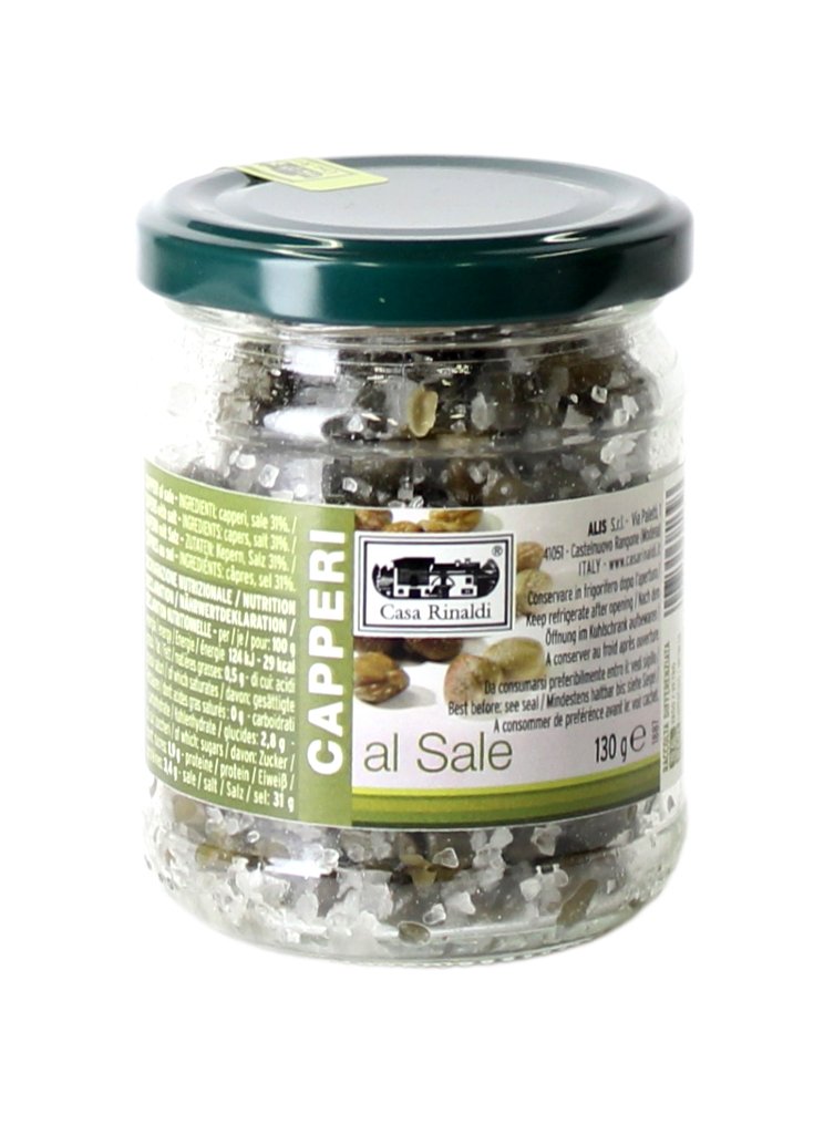 Casa Rinaldi, Capperi al Sale 130 g, Gewürze, 0,13 kg