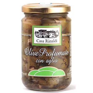 Casa Rinaldi, Olive Profumate con Aglio, Antipasti, 0,29 kg