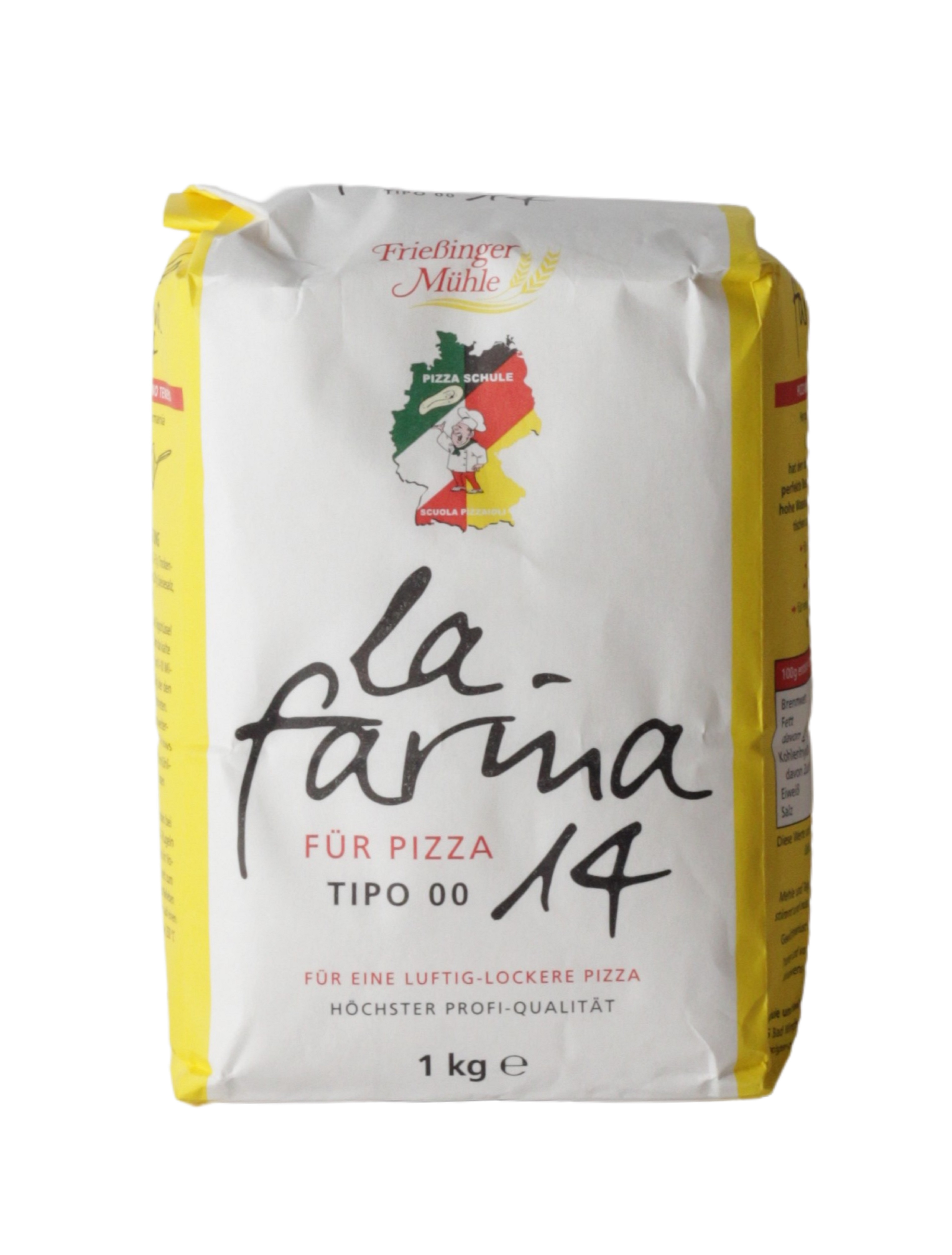 Friessinger Mühle, La Farina 14 per Pizza 1 kg, Backzutaten, 1 kg