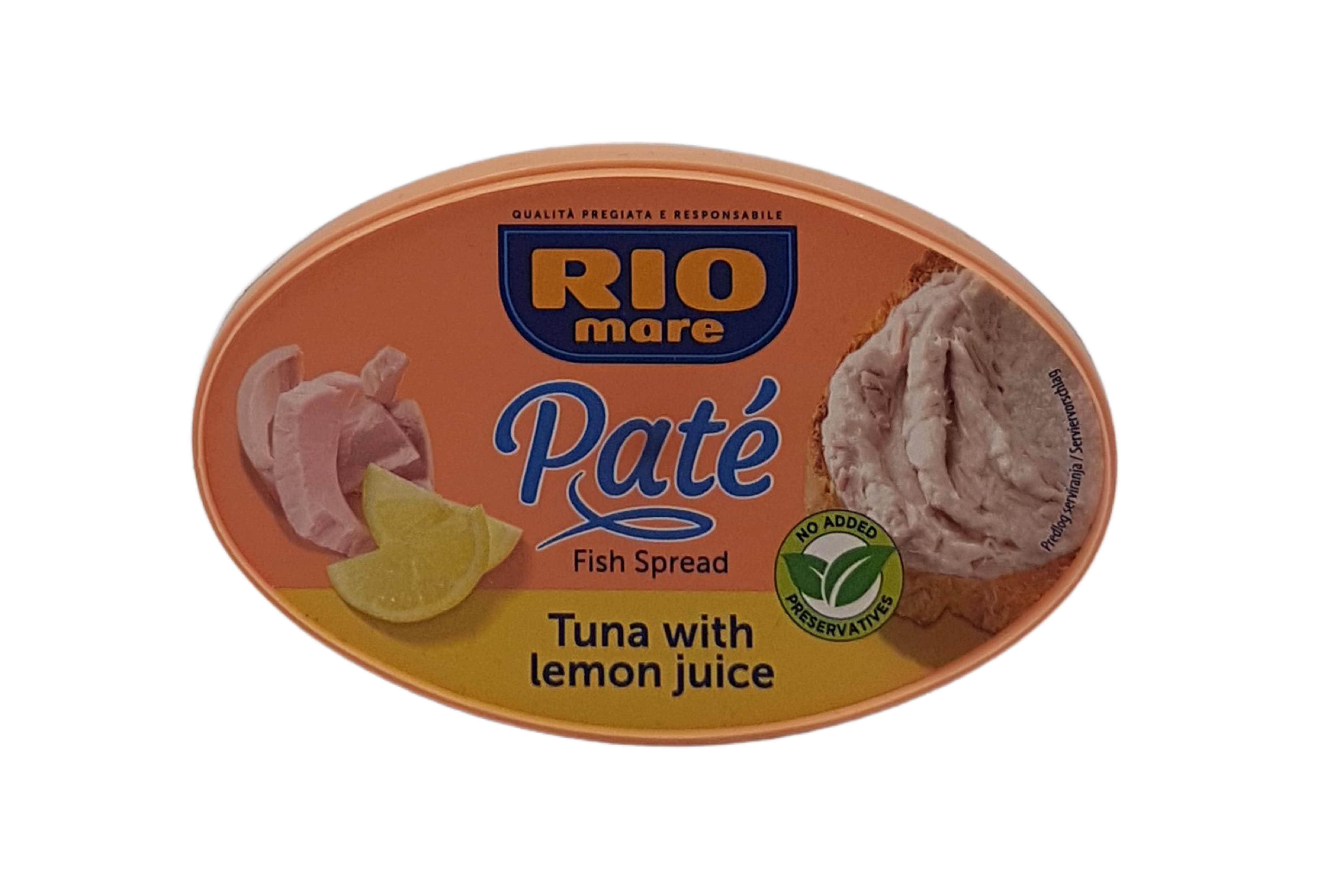Rio Mare, Paté  Tonno e Limone 115 g, Fisch, 0,115 kg