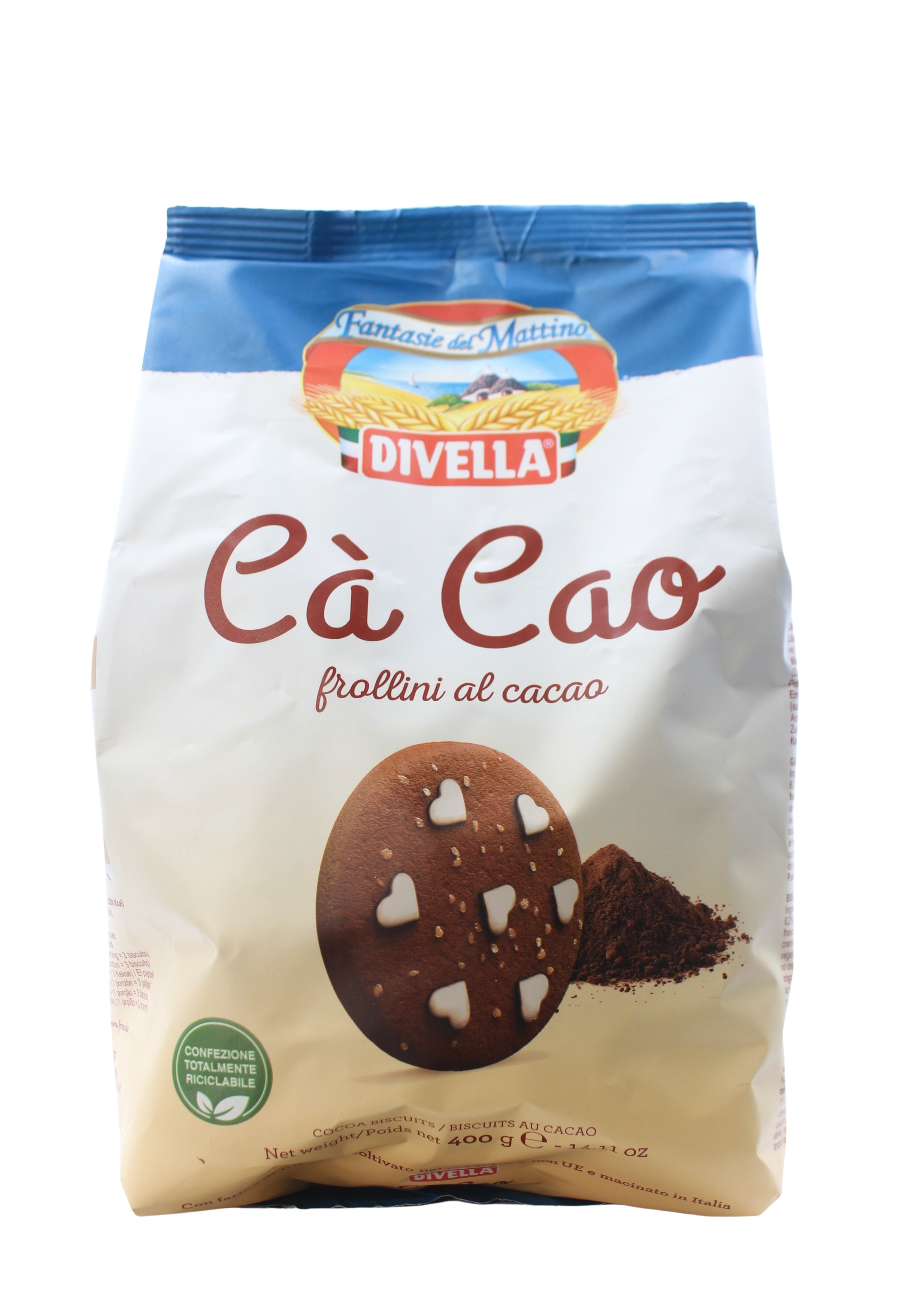 Divella, Ca Cao Frollini al Cacao, Süßwaren, 0,4 kg