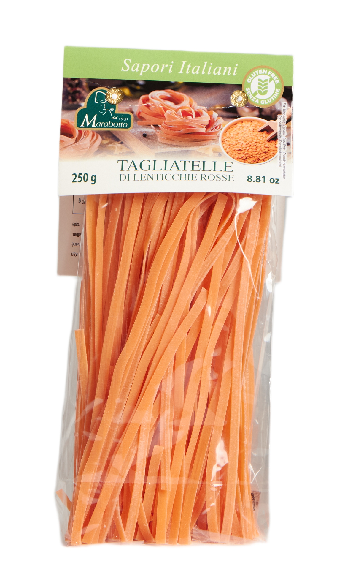 Tagliatelle di Lenticchie Rosse 250 g