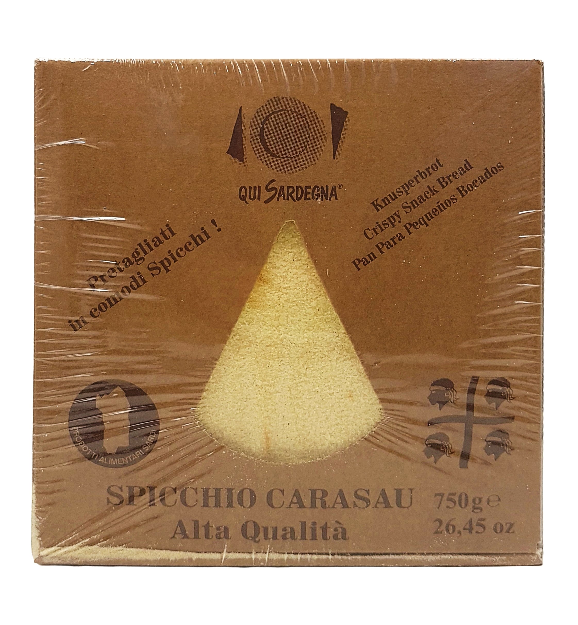 Qui Sardegna , Spicchio Pane Alta Qualità 750 g, Brot & Knabbern, 0,75 kg
