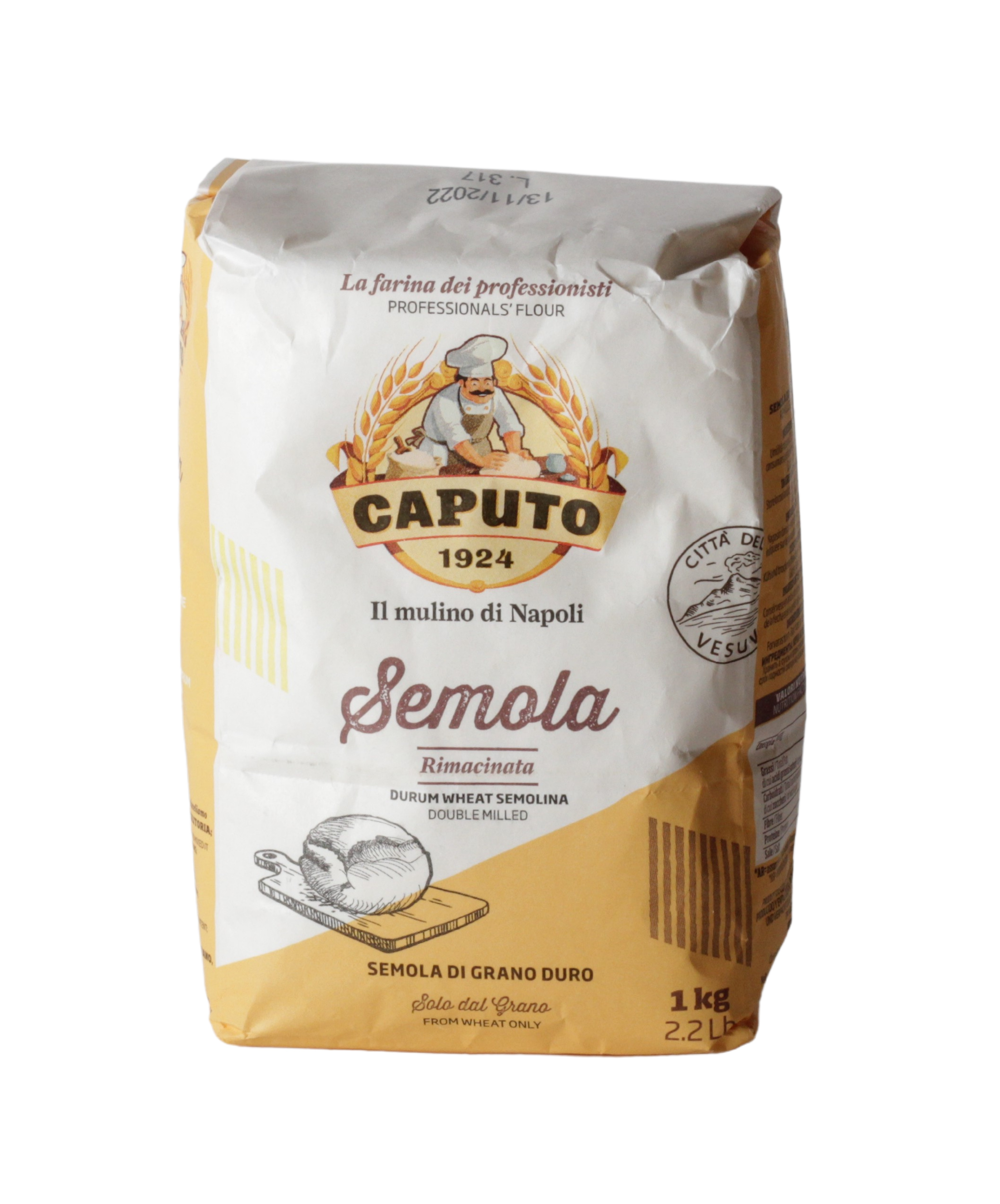 Caputo, Semola Rimancinata 1 kg, Backzutaten, 1 kg