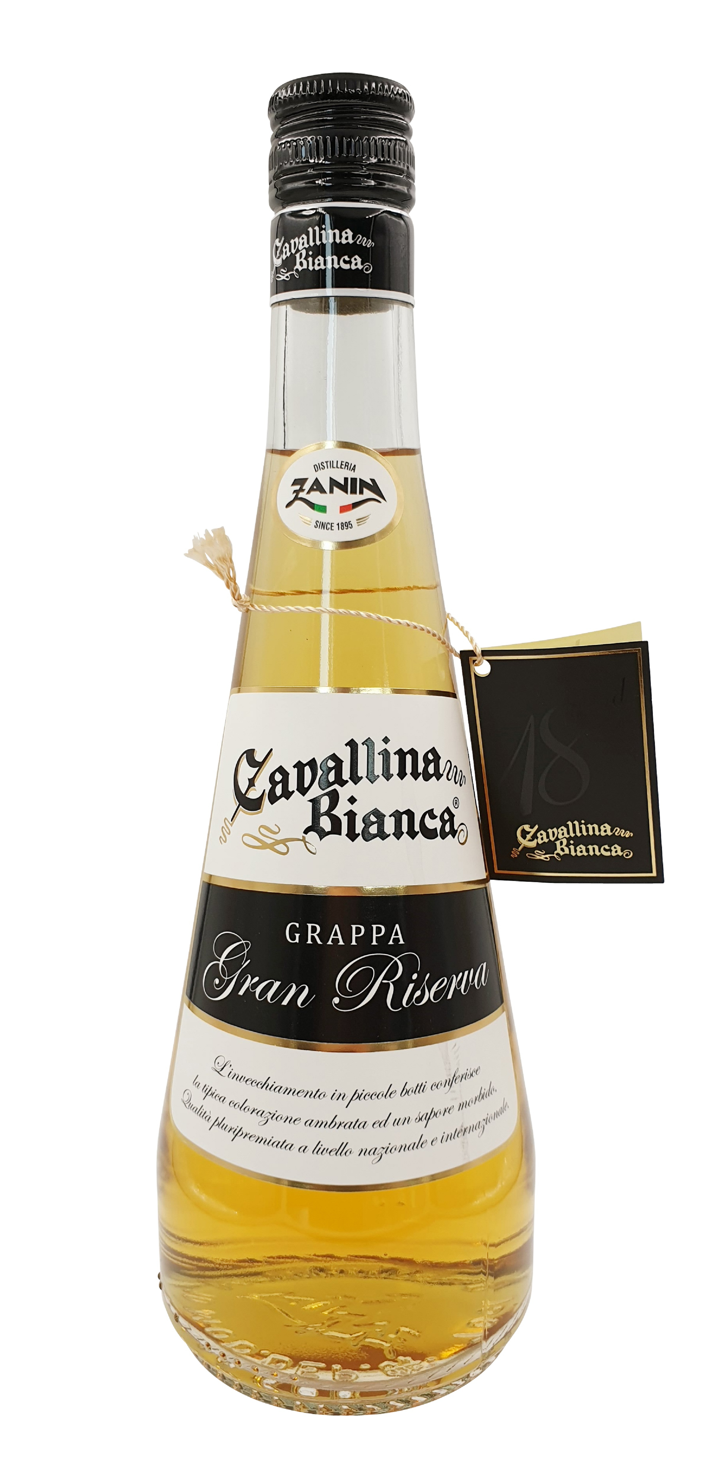 (24,27 €/l) Zanin Cavallina Bianca Grappa Gran Riserva