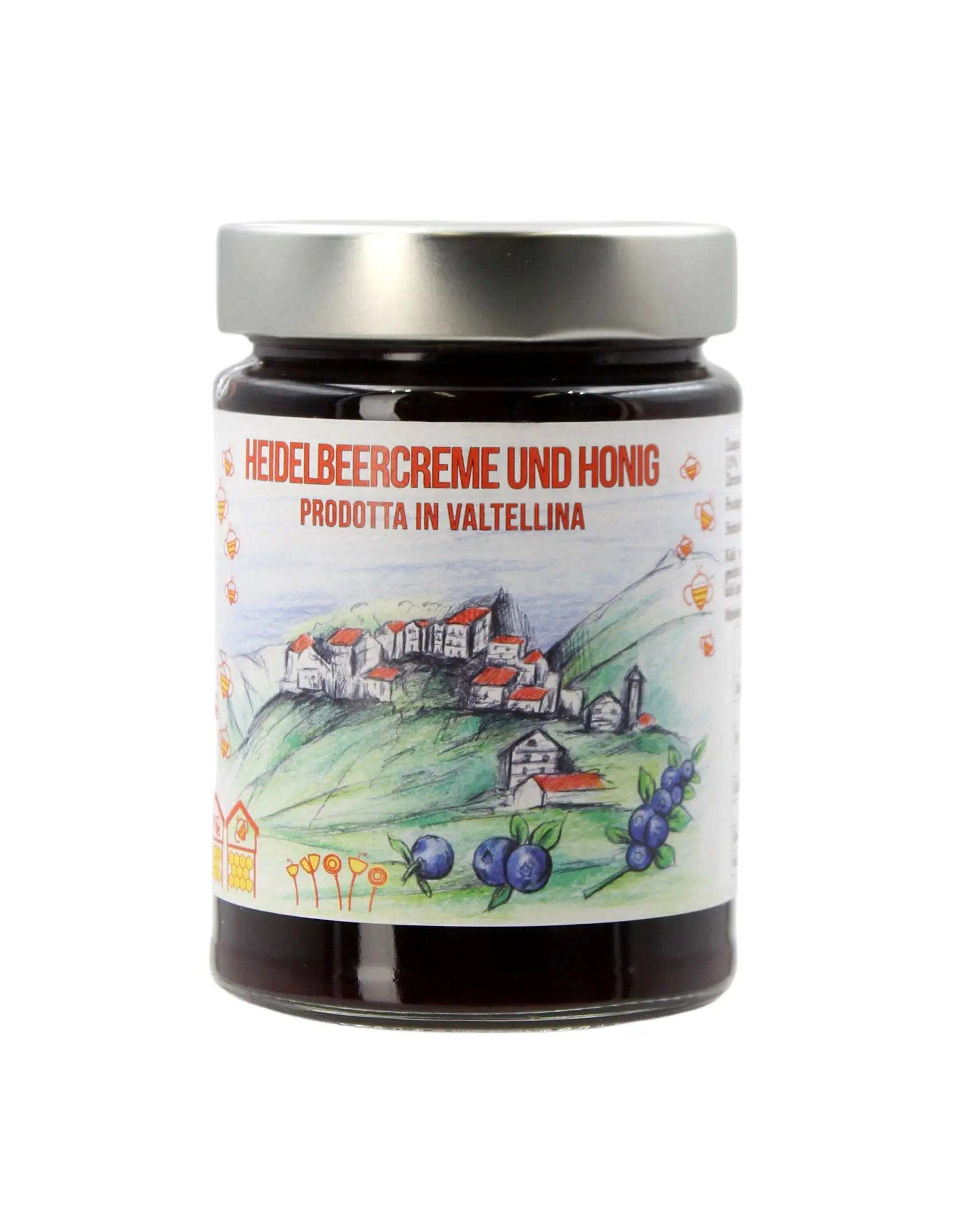 Heidelbeercreme und Honig 340 g Heidelbeercreme und Honig 340 g
