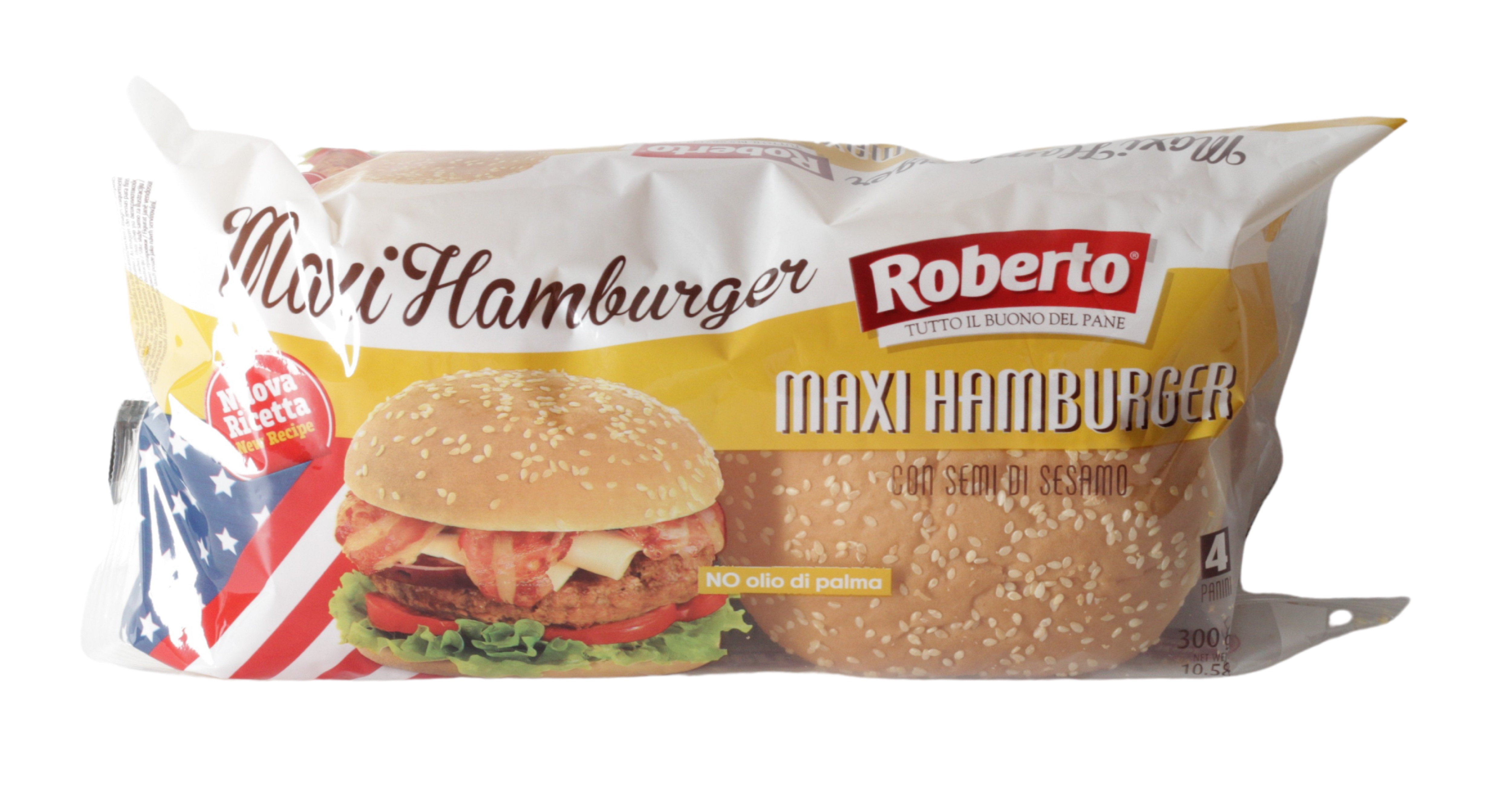 (8,30 €/kg) Roberto Maxi Hamburger con Sesamo 300 g