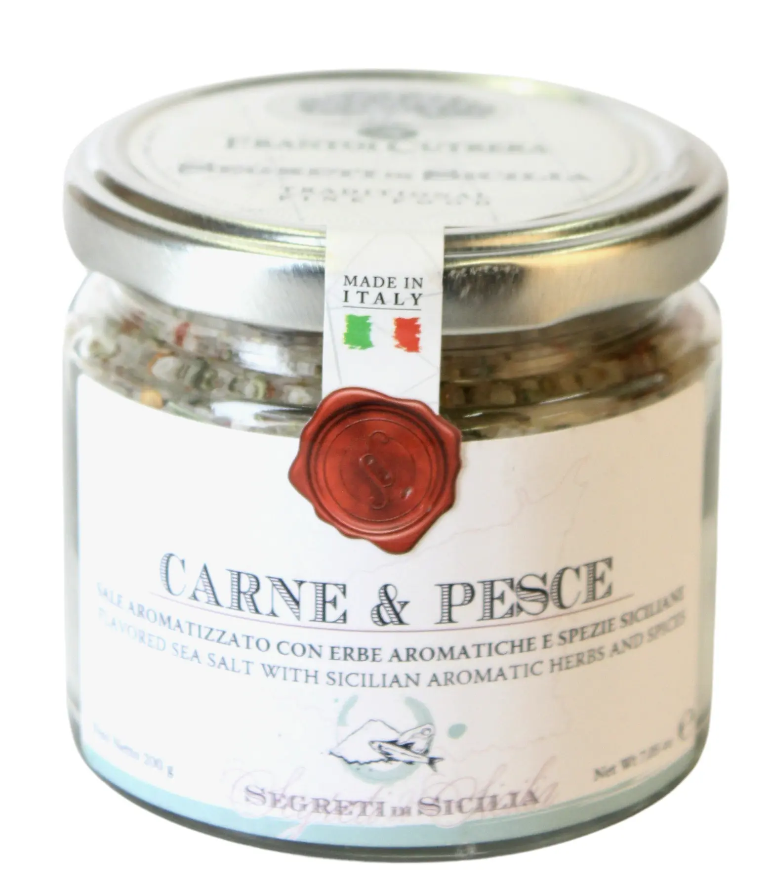 Sale Marino di Sicilia Carne e Pesce 200 g Sale Marino di Sicilia Carne e Pesce 200 g