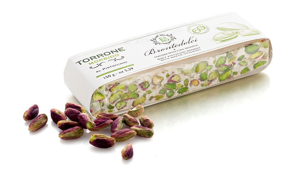 Brontedolci, Torrone Morbido al Pistacchio 150 g, Süßwaren, 0,15 kg