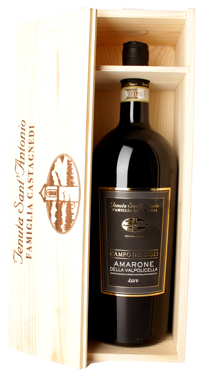 Tenuta Sant'Antonio, Campo dei Gigli Amarone della Valpolicella 1,5 l. Magnum in Original Holzkiste, Rotwein, 1,5 l