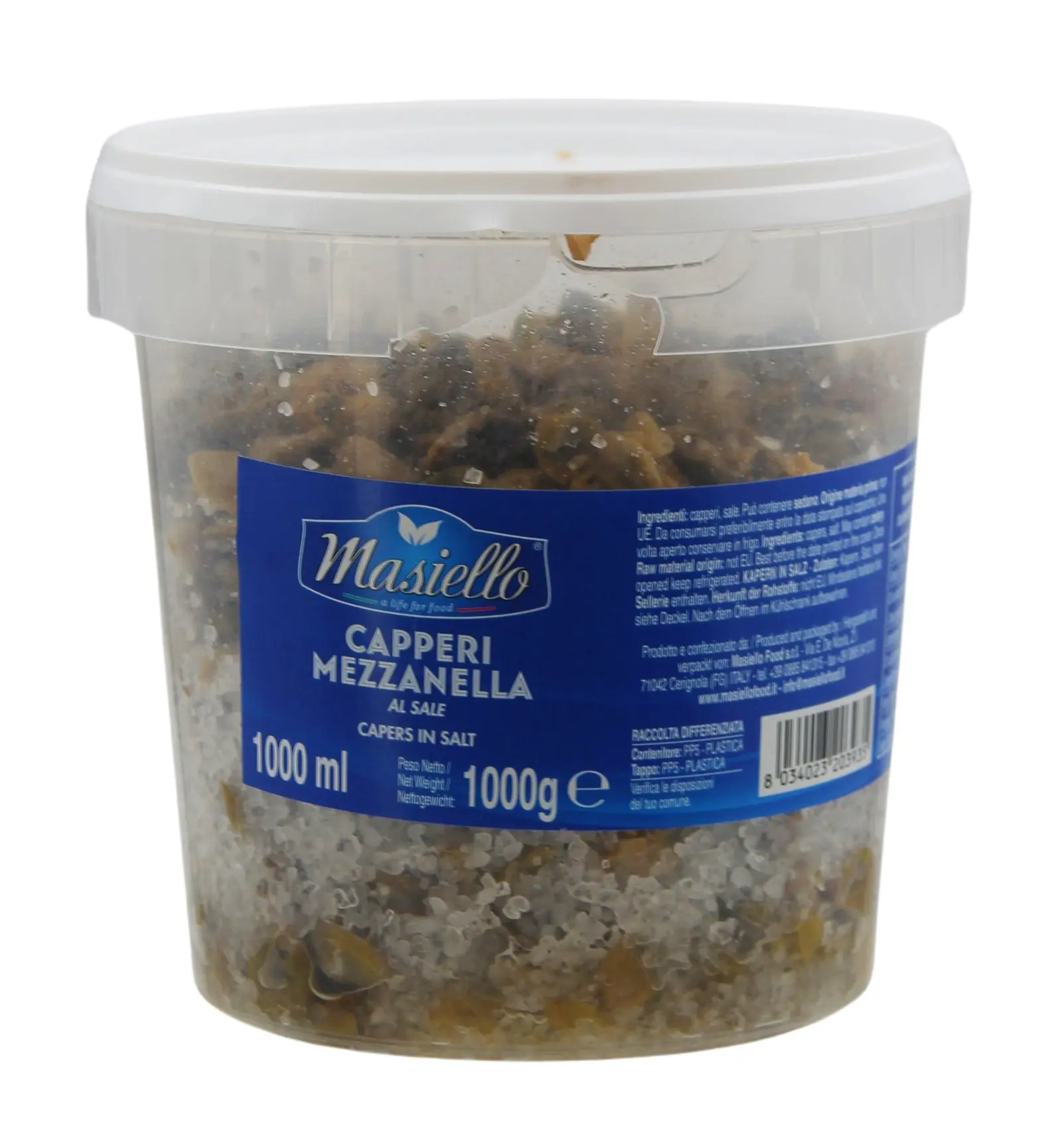 Capperi Mezzanella al Sale 1 kg Capperi Mezzanella al Sale 1 kg