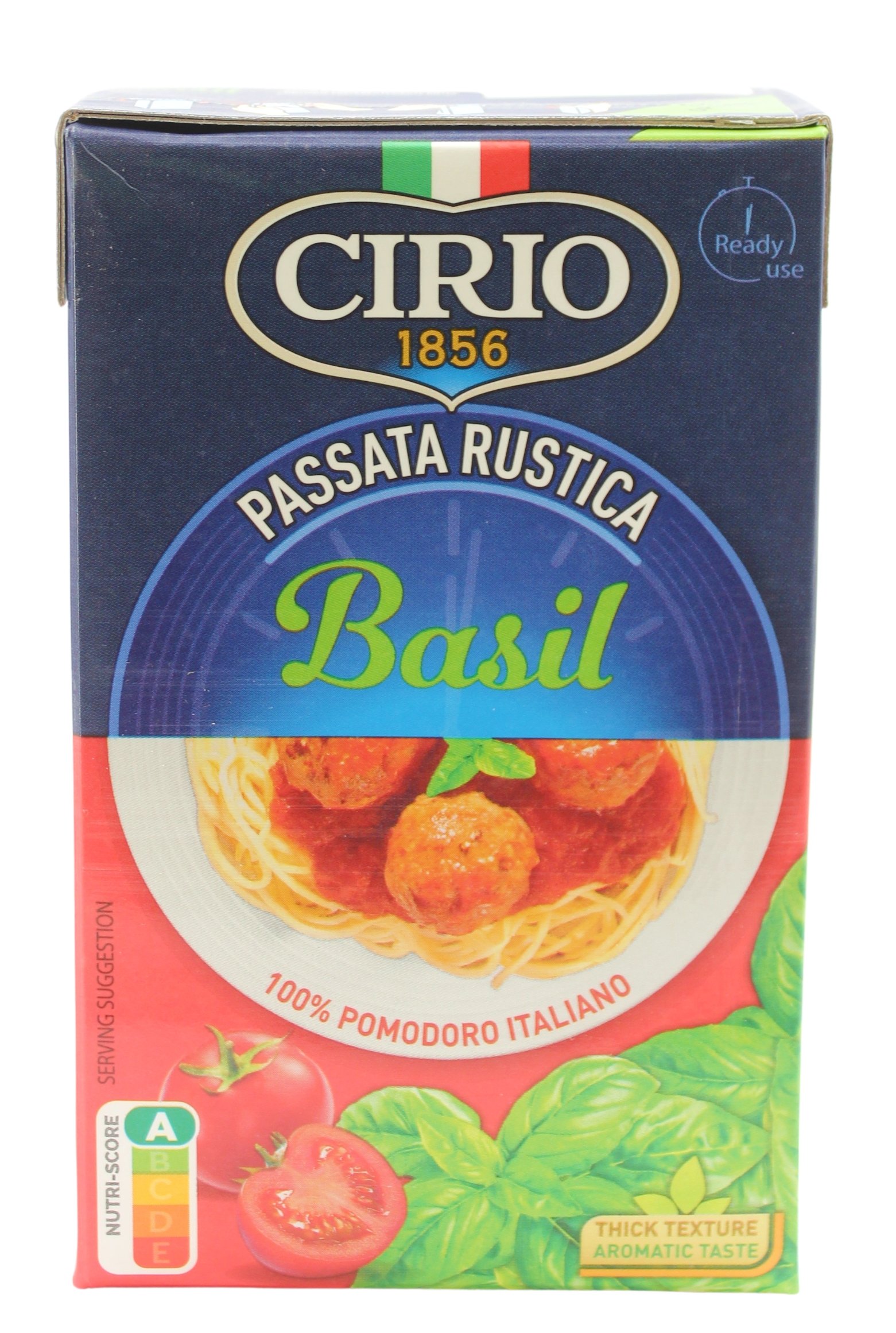 (2,58 €/kg) Cirio 1856 Passata Rustica Basilico 500 g