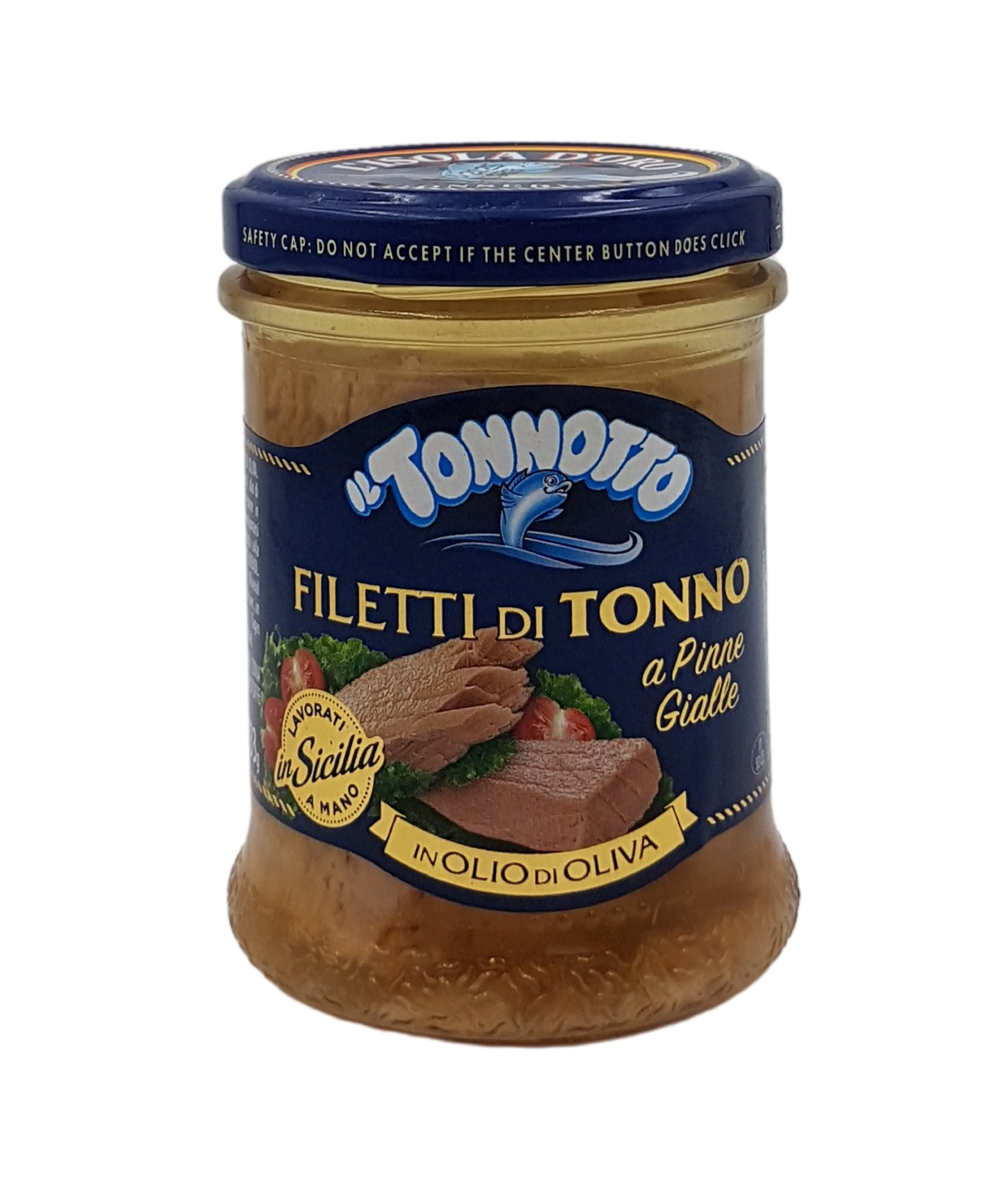 Filetti di Tonno a Pinne Gialle in Olio di Oliva 190 g Filetti di Tonno a Pinne Gialle in Olio di Oliva 190 g