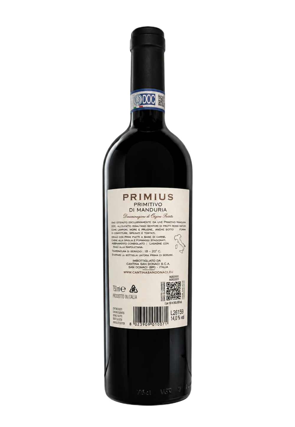 Primius Primitivo di Manduria