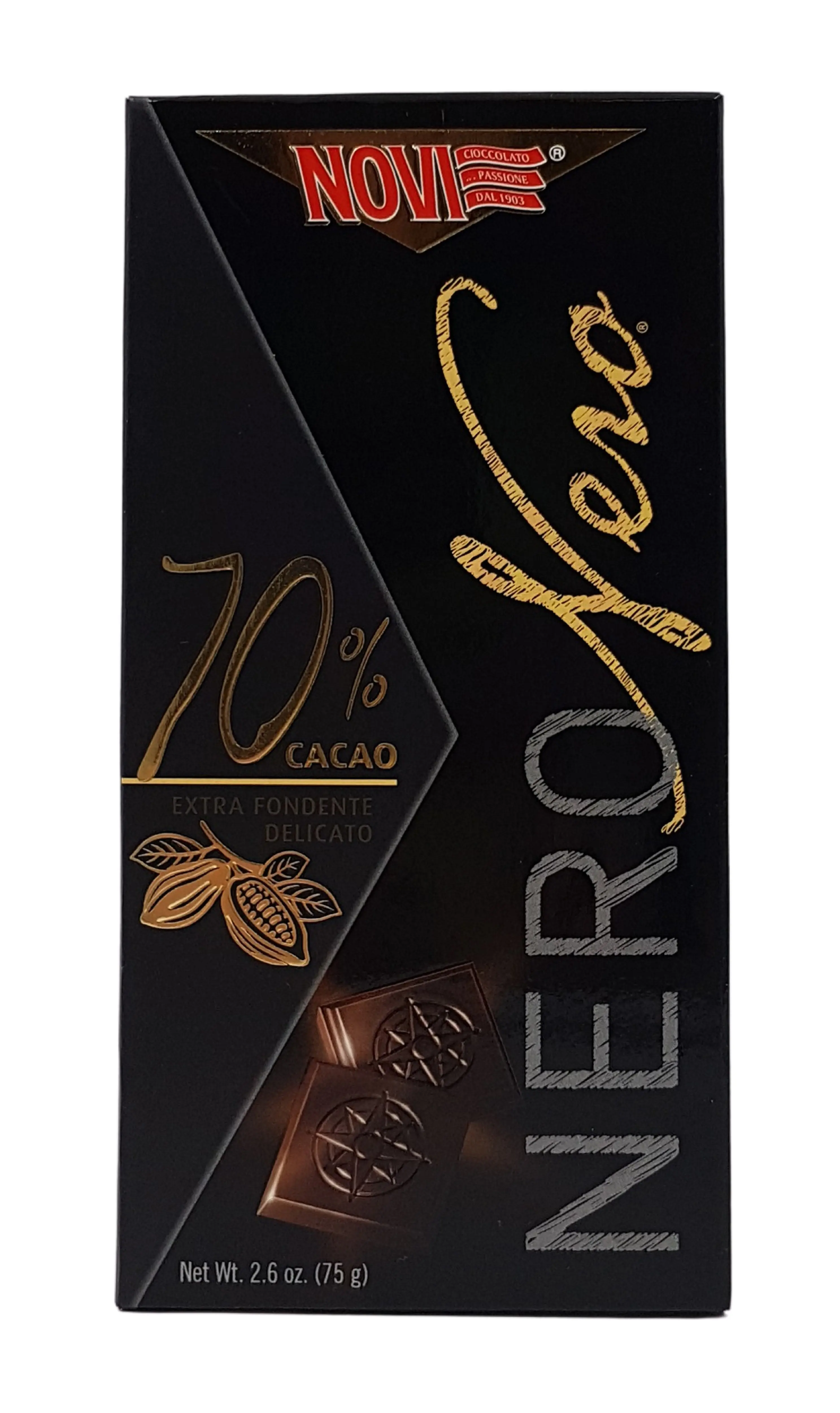 Cioccolato Nero 70% Fondente Amaro Extra 75 g Cioccolato Nero 70% Fondente Amaro Extra 75 g