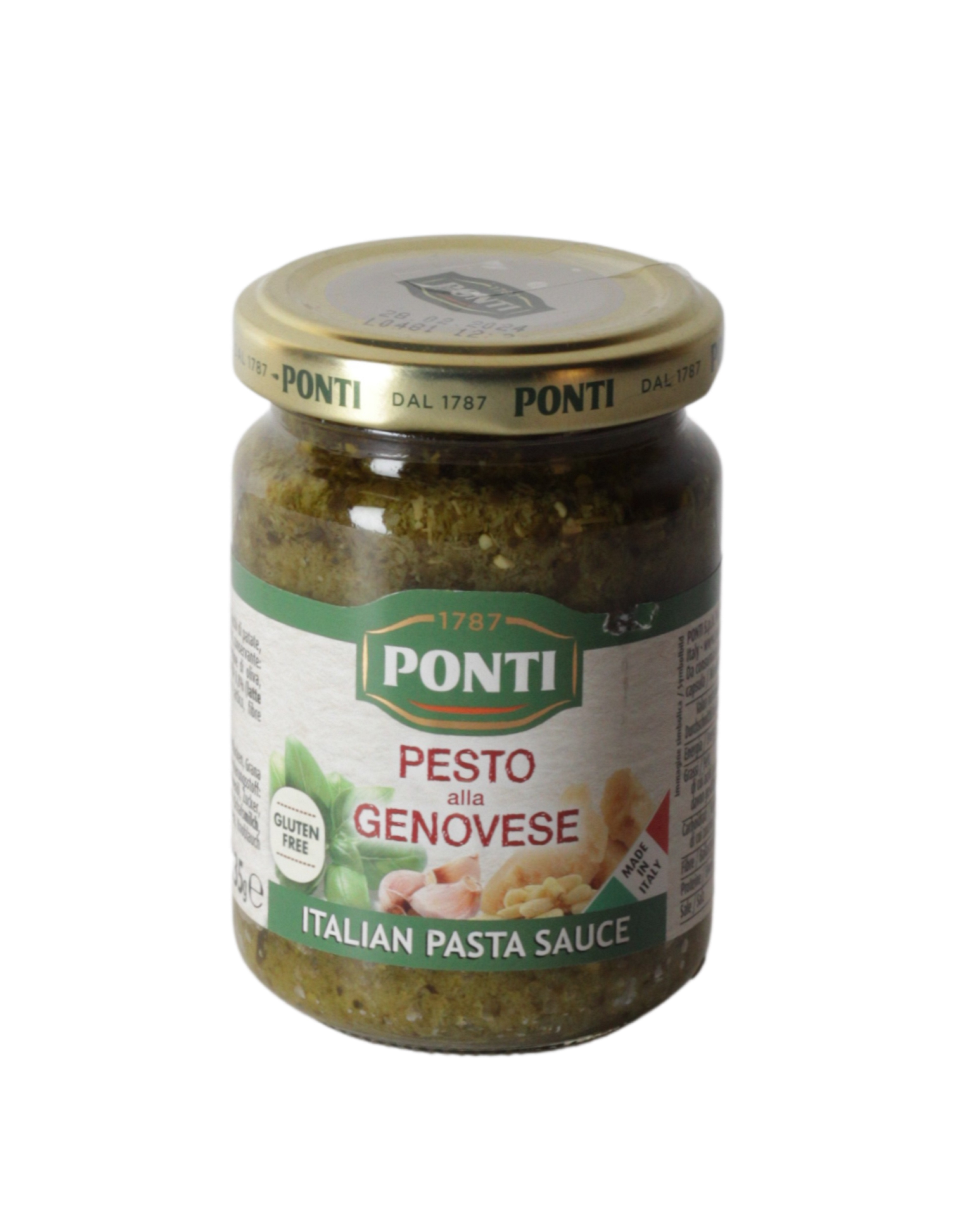 Ponti, Pesto alla Genovese 135 g, Saucen & Pesto, 0,135 kg